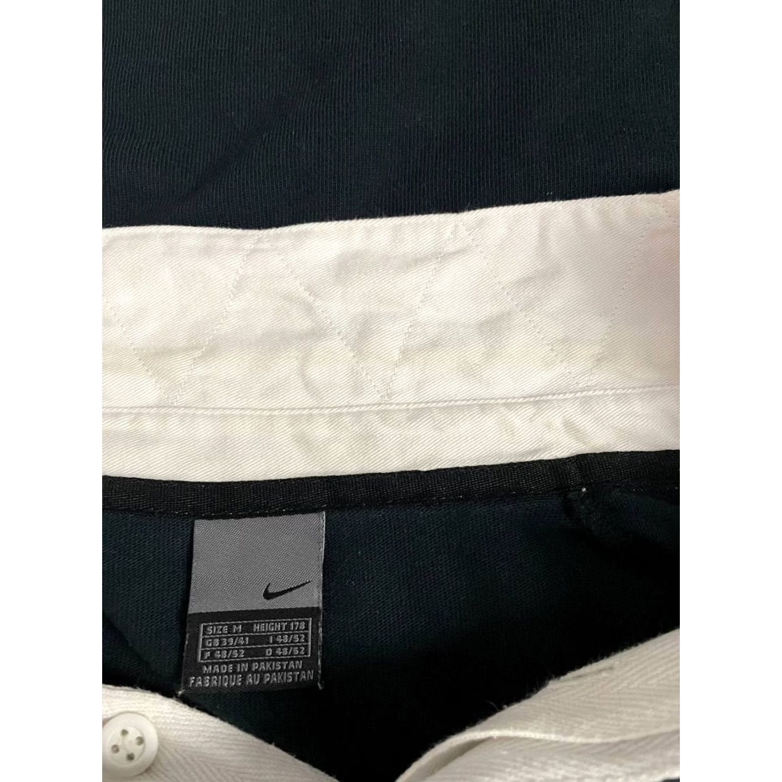 Nike Nike Mens Polo Shirt Rugby Cotton Black Long Sleeve Collared Size M Size US M / EU 48-50 / 2 - 3 Thumbnail