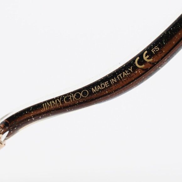 Jimmy Choo Jimmy Choo JC258 0086 00 Eyeglasses Havana/Gold 54mm Cat Eye Size ONE SIZE - 10 Thumbnail