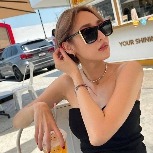 Saint Laurent Paris New Saint Laurent SL539 PALOMA 001 Sunglasses - Black Fram Size ONE SIZE - 5 Thumbnail