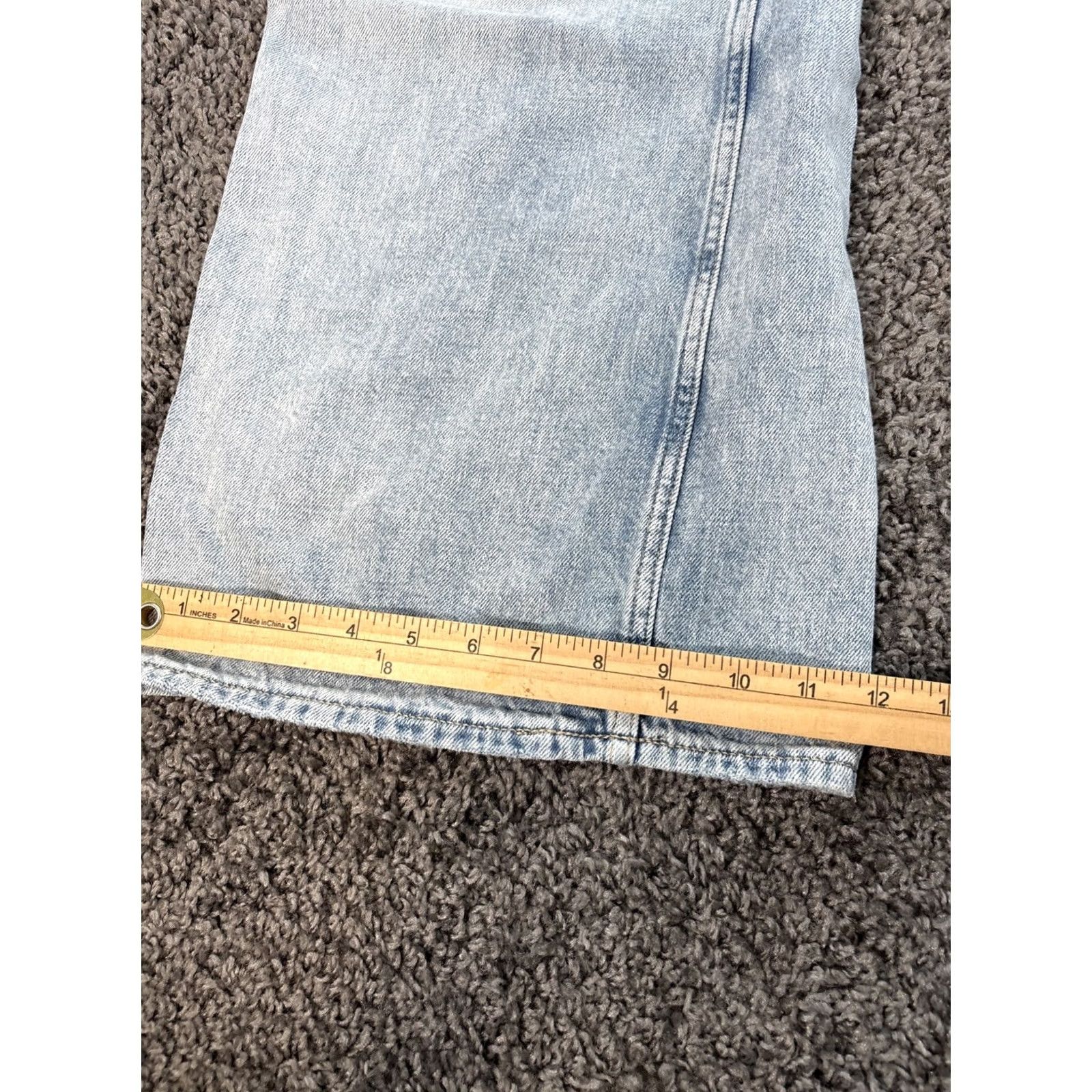 Gap VINTAGE Gap Jeans Wide-Leg High Rise Baggy Cargo 31x28 Light Wash Y2K Women Blue 31 Inseam Womens Jeans Size ONE SIZE - 3 Thumbnail