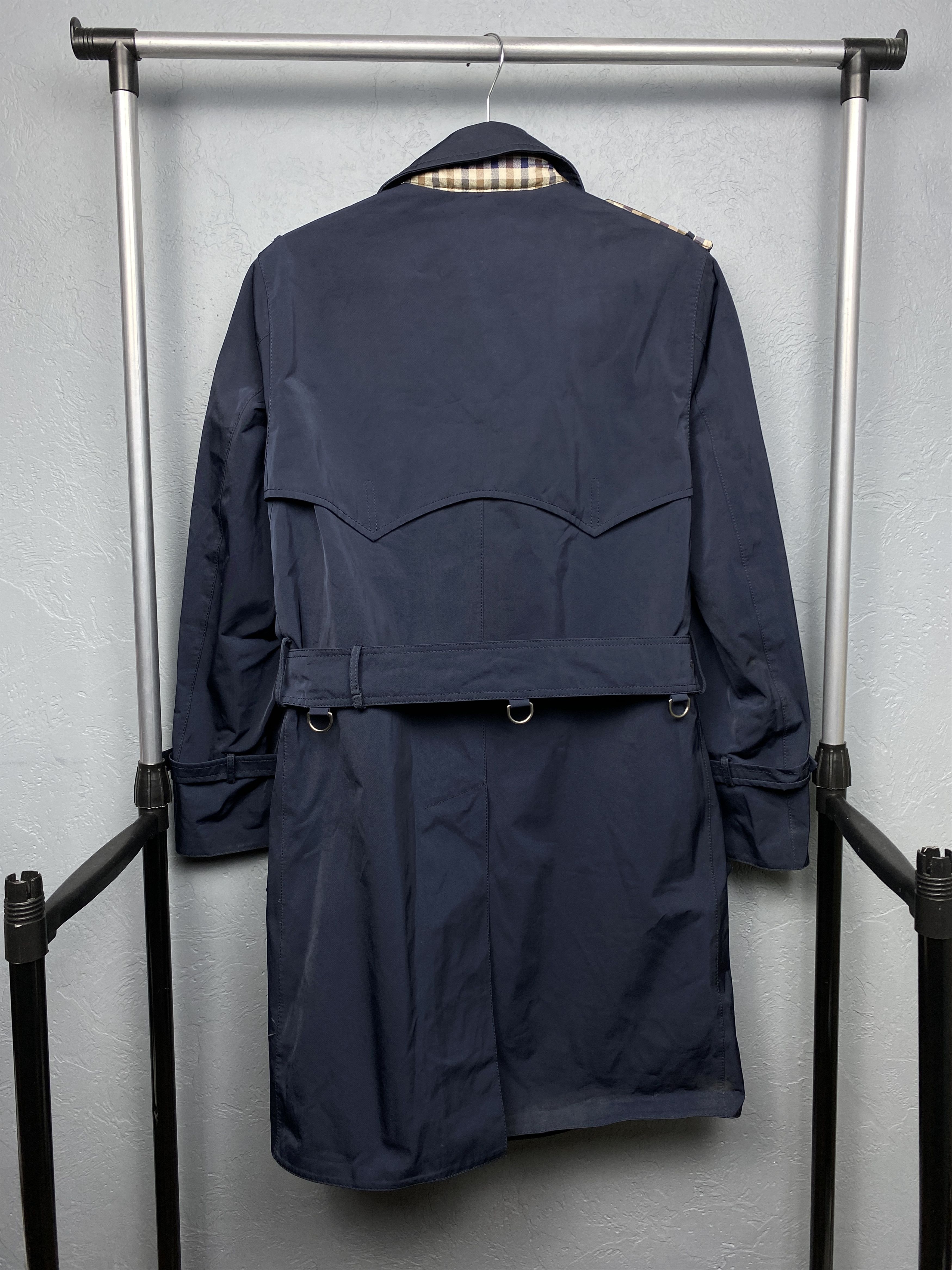 Aquascutum Aquascutum Vintage Mens Trench Coat Jacket Size US S / EU 44-46 / 1 - 5 Thumbnail
