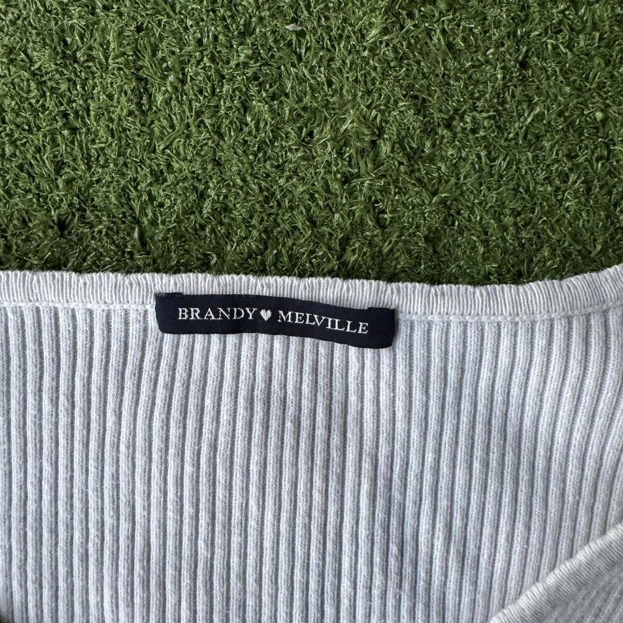 Designer Brandy Melville Women's White and Cream Jumper Size ONE SIZE - 2 Thumbnail