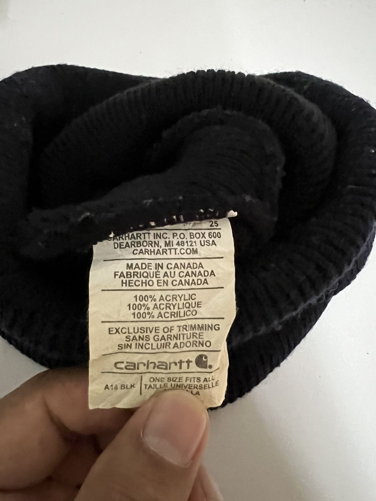 Carhartt Carhatt spell Out Beanie Hats Size ONE SIZE - 6 Thumbnail
