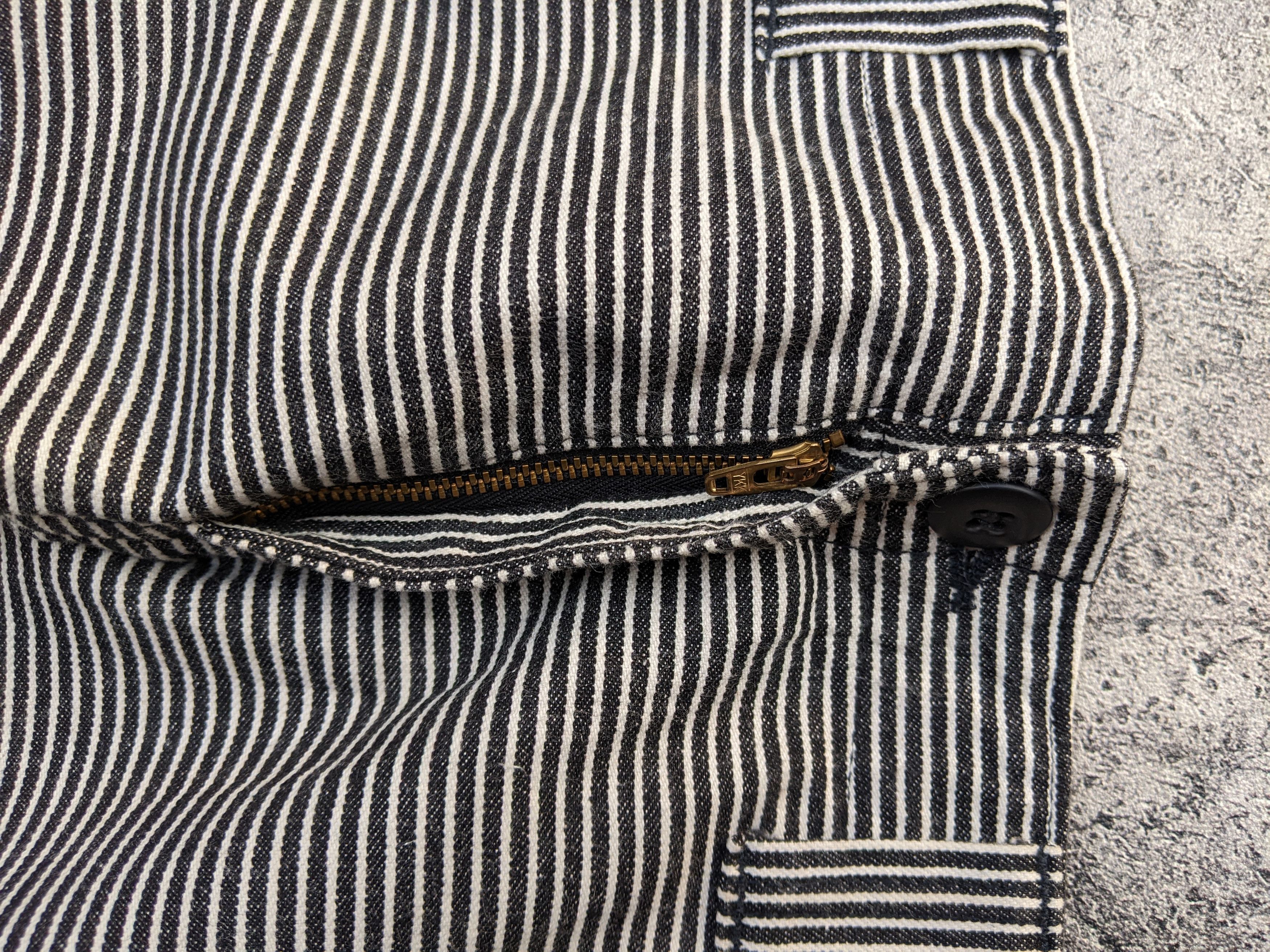 Japanese Brand × Johnbull John Bull Kojima Factory Japan Prisoner Hickory Stripe Pants Size 30" / US 8 / IT 44 - 6 Thumbnail