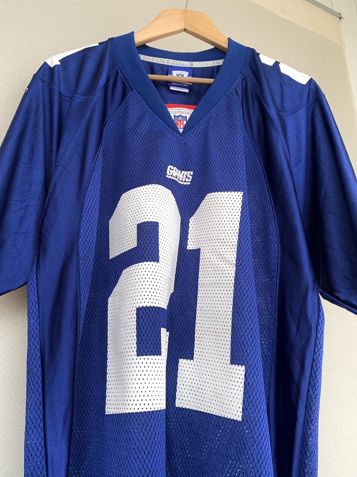 Reebok Reebok New York GIANTS Tiki Barber Vintage 2005 Jersey NFL Size US S / EU 44-46 / 1 - 4 Thumbnail