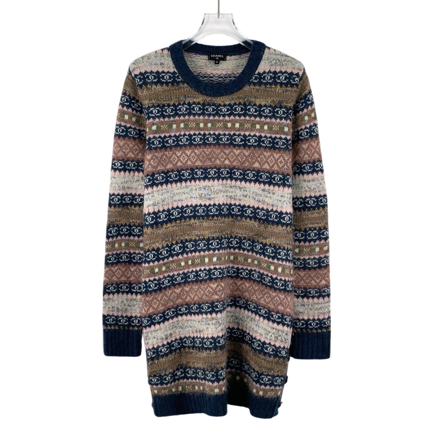 Chanel Chanel Rome Collection Striped Logo Sweater Size 40 Size M / US 6-8 / IT 42-44 - 1 Thumbnail