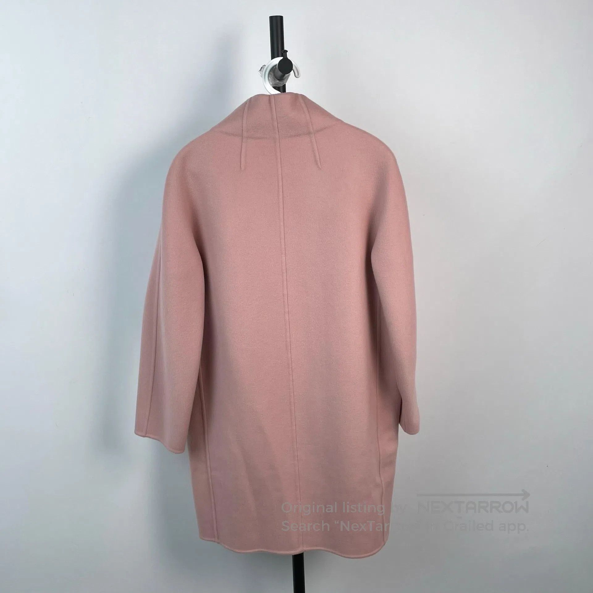 Loro Piana LORO PIANA Light Pink Baby Cashmere Volcano Collar Coat| Size S / US 4 / IT 40 - 2 Thumbnail