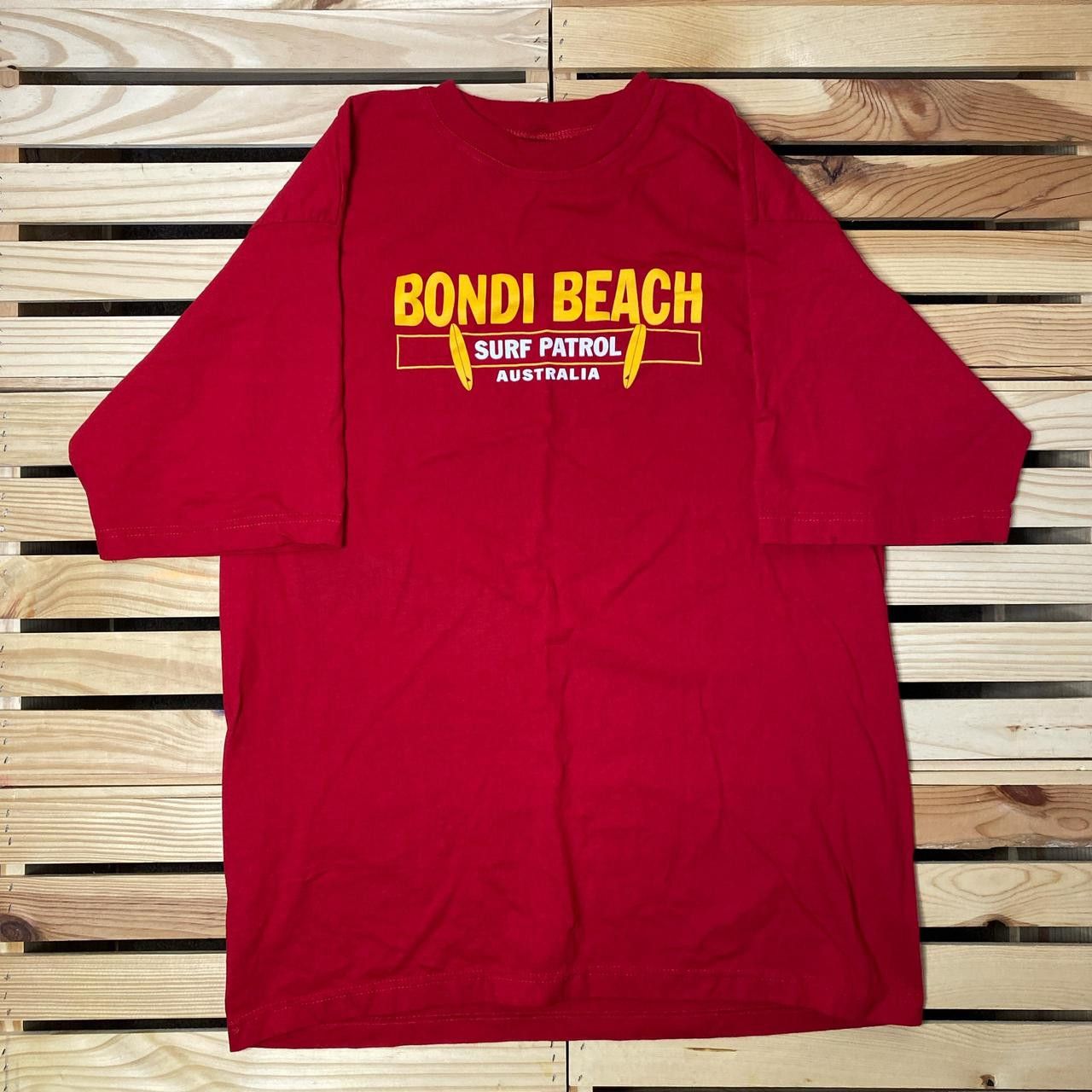 Other Vintage Bondi Beach, Australia Red Surf Tee Size 2XL Size US XXL / EU 58 / 5 - 1 Thumbnail