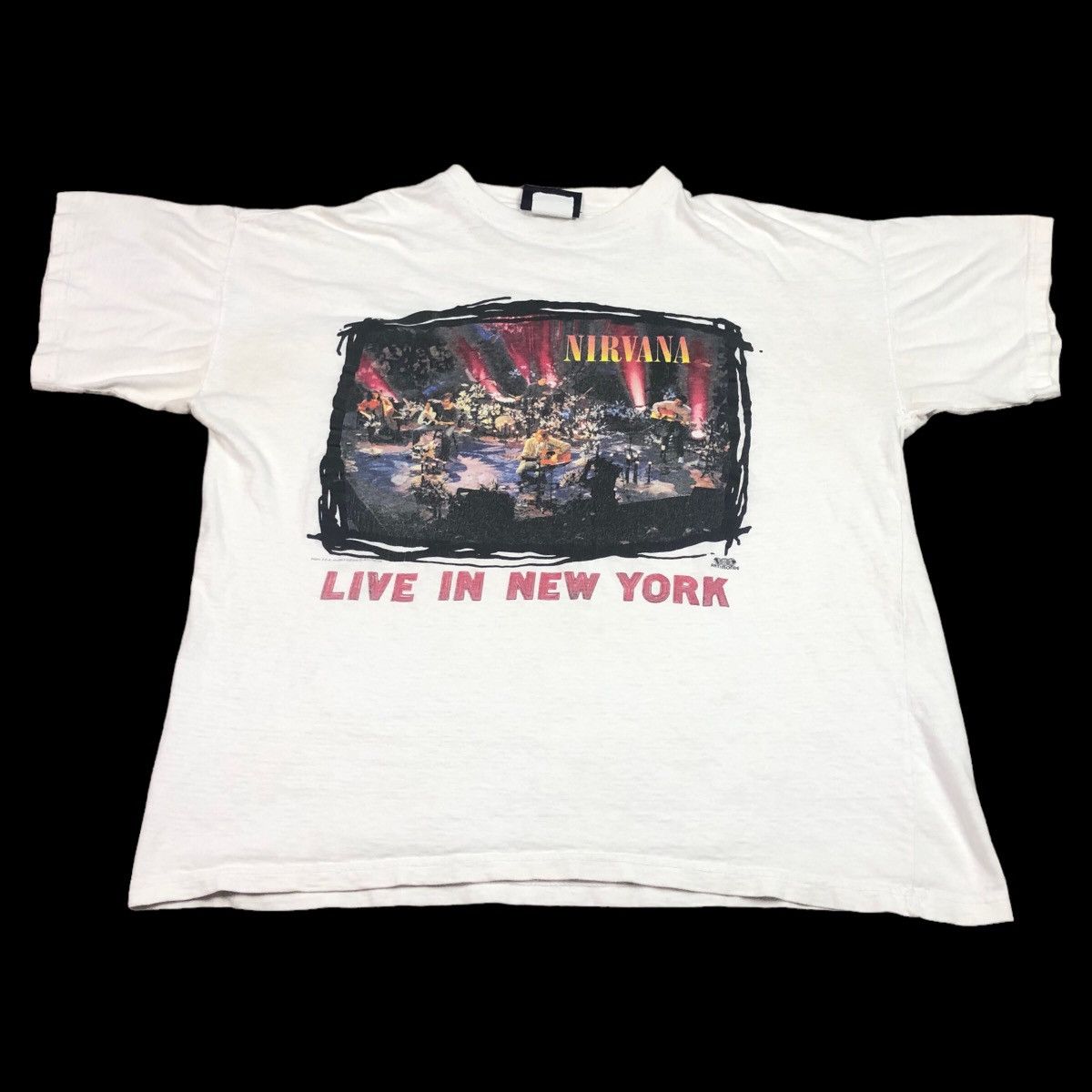 NIRVANA ブラック Tシャツ 1996年ライブ｜Yahoo!フリマ（旧