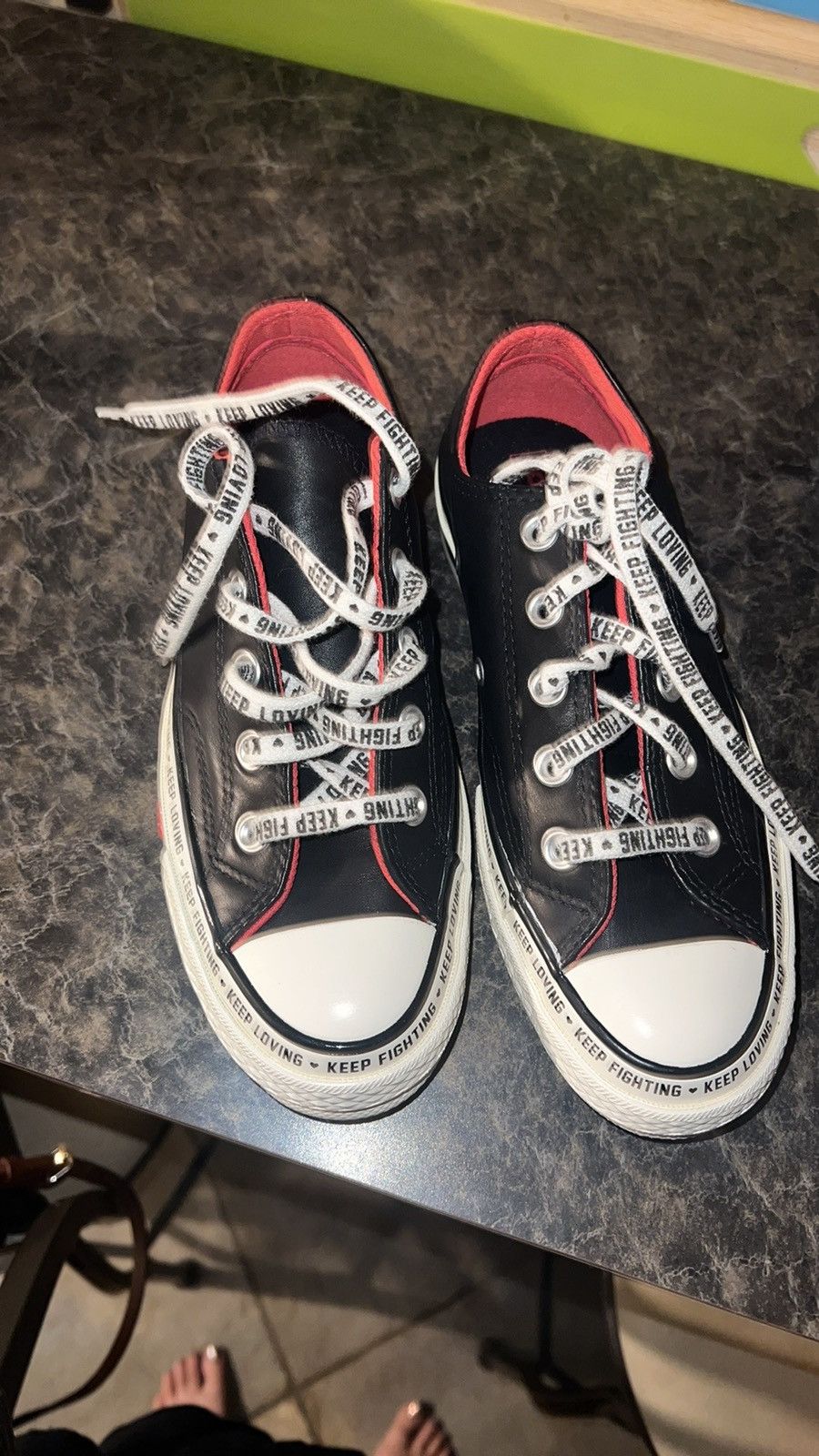 Converse VERY RARE Converse KeepFightingKeepLoving Women’s 5.5 Size US 5.5 / IT 35.5 - 2 Thumbnail