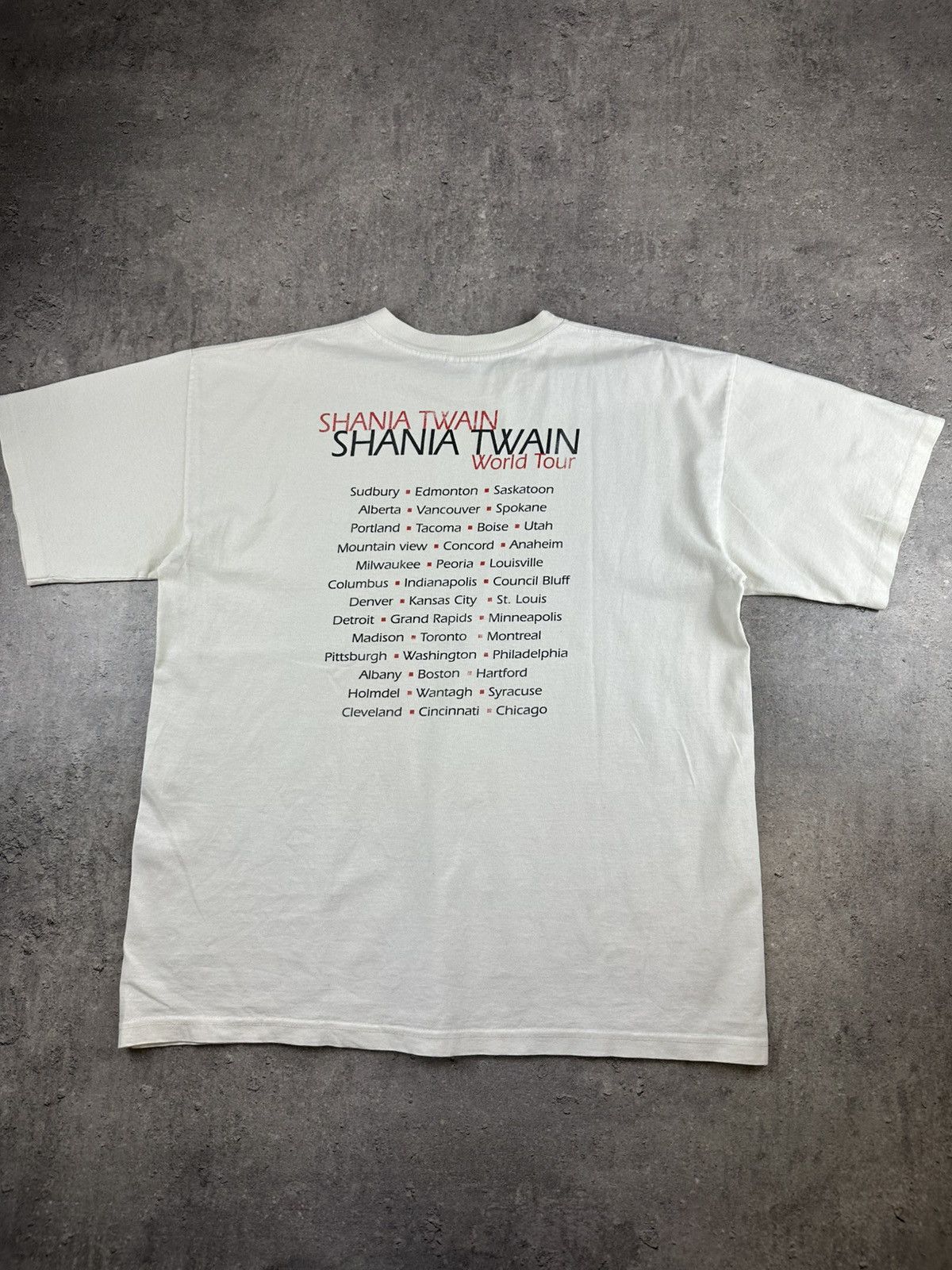 Other T-shirt tee Polygram XL Shania Twain World Tour 1998 Size US XL / EU 56 / 4 - 4 Thumbnail
