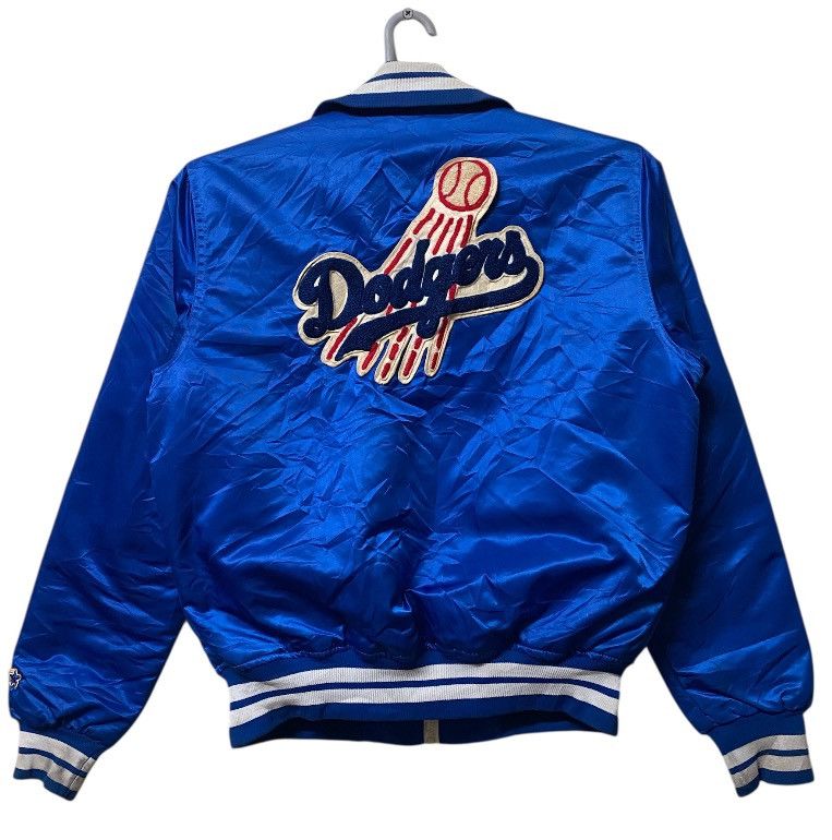 MLB Los Angeles Dodgers Mlb sateen Coach Varsity jacket Size US M / EU 48-50 / 2 - 2 Thumbnail