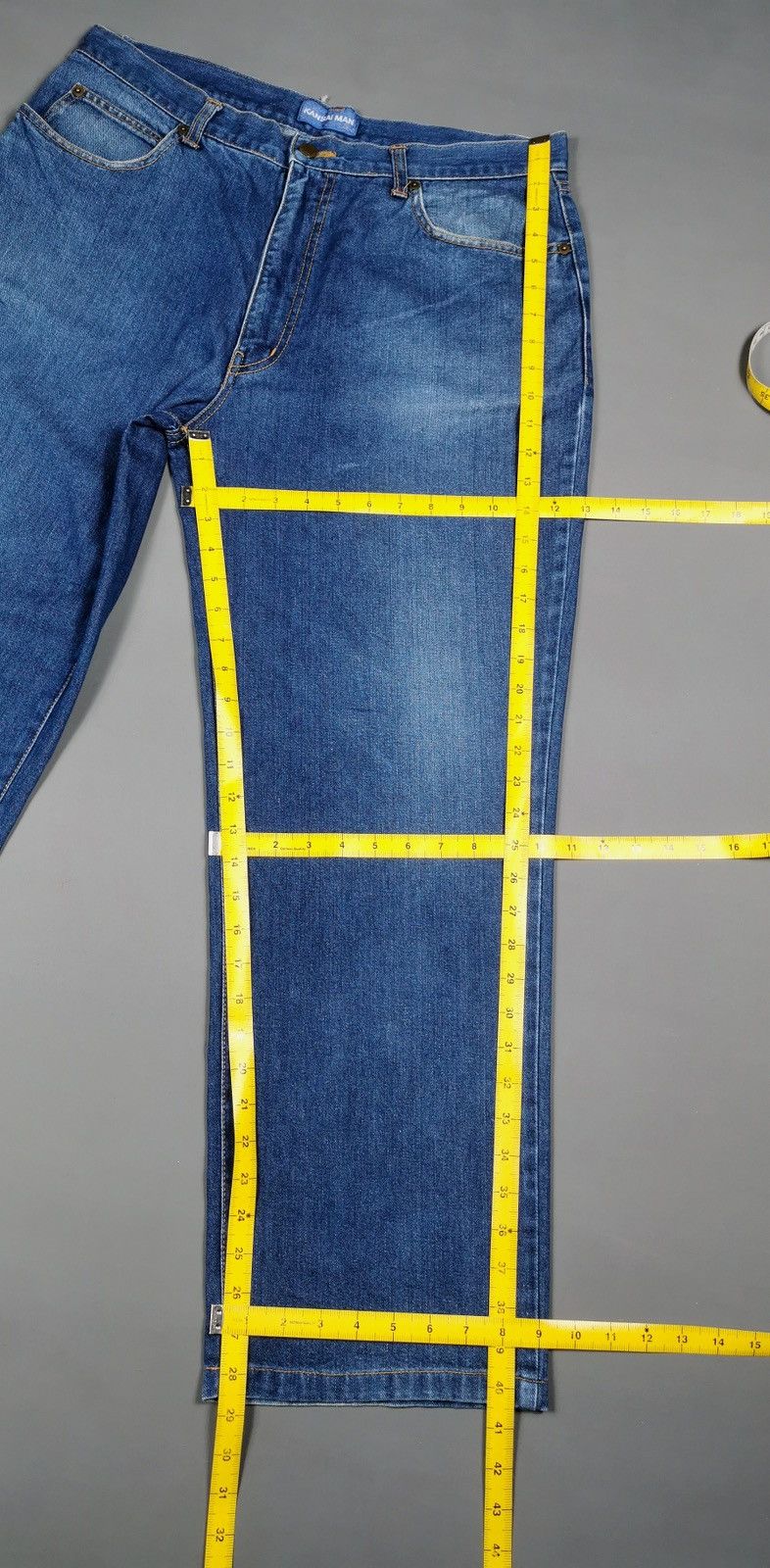 Kansai Yamamoto Loose Fit Kansai Man Rayon Denim Jeans Size US 34 / EU 50 - 12 Thumbnail