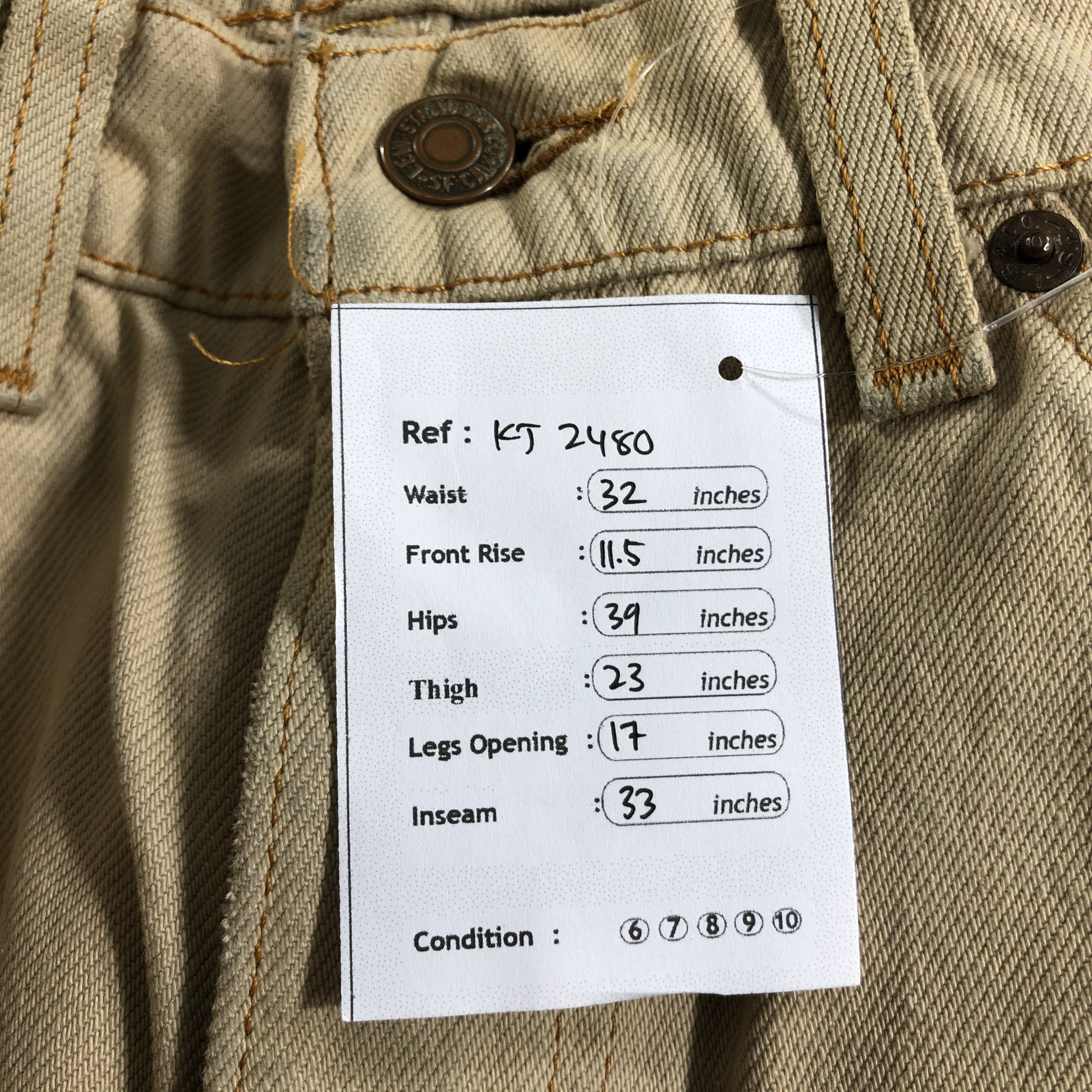 Levi's Vintage Levis 517 N Hollywood Price Kilomanjaro Flare Jeans Size US 32 / EU 48 - 15 Thumbnail