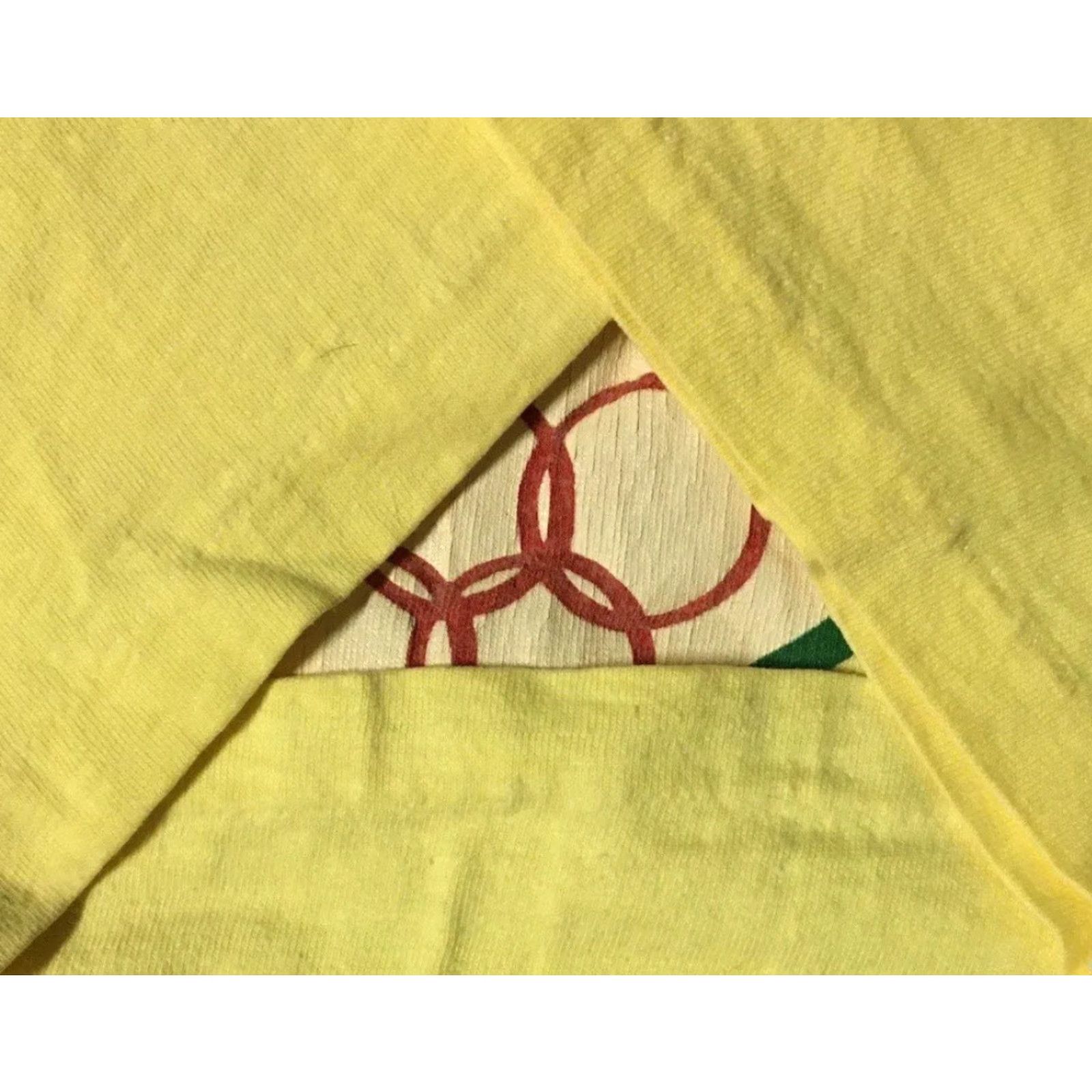 Vintage VINTAGE Olmo Bicycles Shirt Mens S Yellow 80s Cycling Race Grunge USA 90s Retro Bike Track Concert Patchwork Humor Size US S / EU 44-46 / 1 - 3 Thumbnail