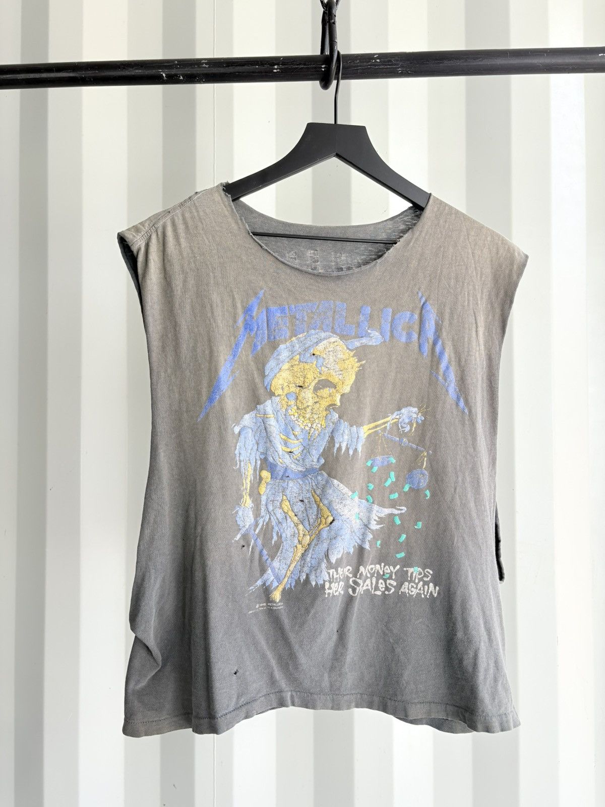 Band Tees Thrashed Metallica Distressed Faded Shirt ERD Grunge Size US L / EU 52-54 / 3 - 1 Thumbnail