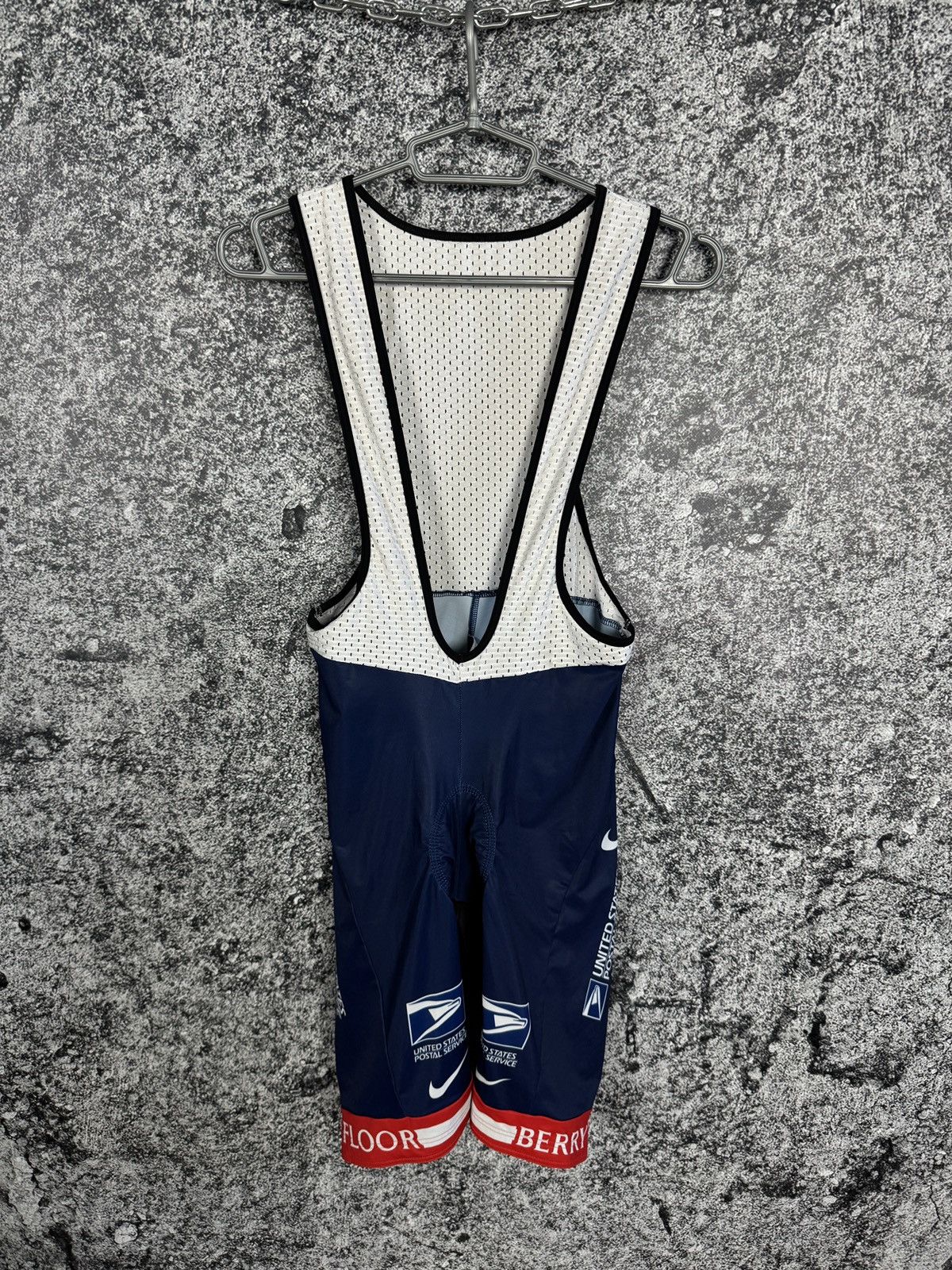 Nike × Vintage Nike Cycling Bib Shorts United States Postal Service Size XL Size US 40 / EU 56 - 1 Thumbnail
