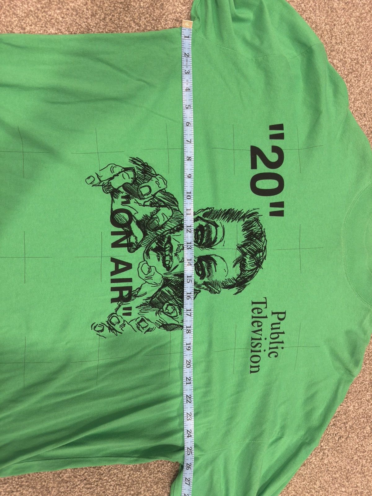 Off-White OFF-WHITE PUBLIC TELEVISION LONG SLEEVE Size US M / EU 48-50 / 2 - 14 Thumbnail