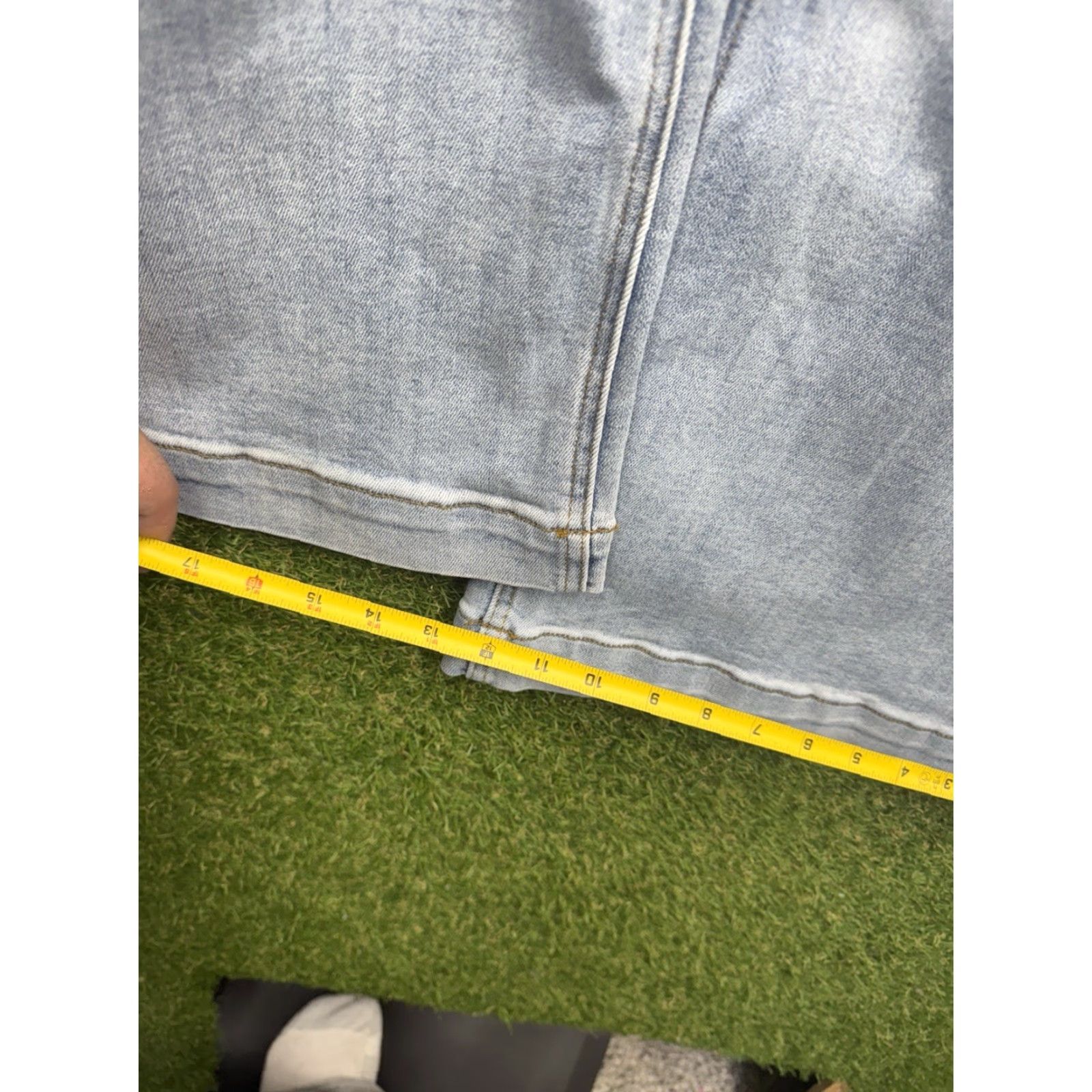 Vintage Risen Jeans 3XL Womens Wide-Leg Light Wash Stretch Baggy Y2K Style Denim Cotton Polyester Spandex Jeans Brand: Risen Size 40" / US 18 - 7 Thumbnail