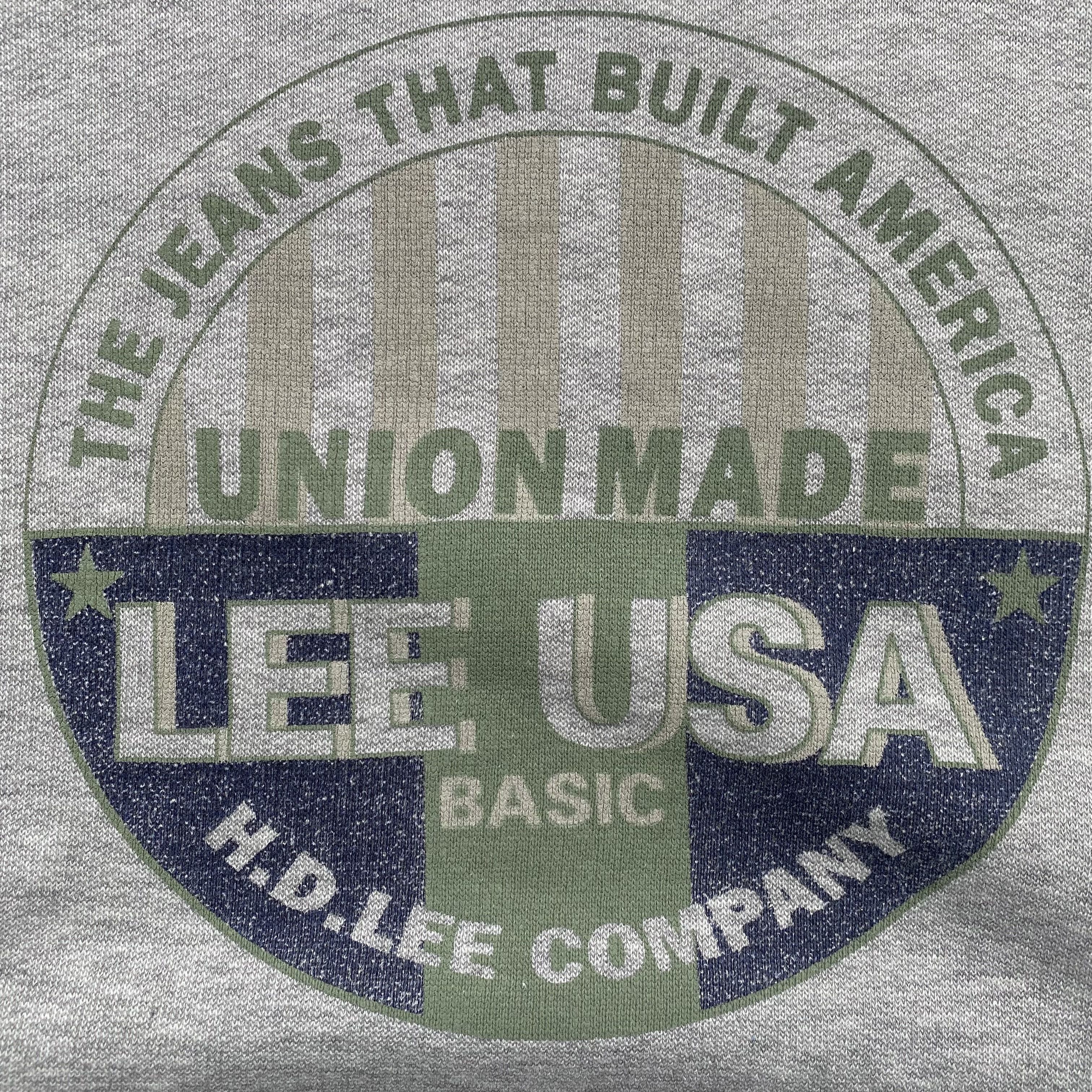 Lee 90s Vintage Lee USA Sweatshirt Crewneck Big Logo Size US XL / EU 56 / 4 - 6 Thumbnail