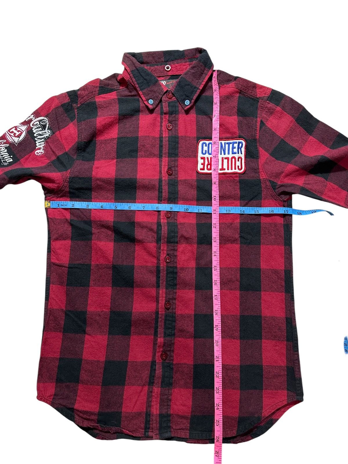 Hysteric Glamour COUNTER CULTURE SHIRT JUNYA WATANABE STYLE PLAID BUTTON Size US M / EU 48-50 / 2 - 11 Thumbnail