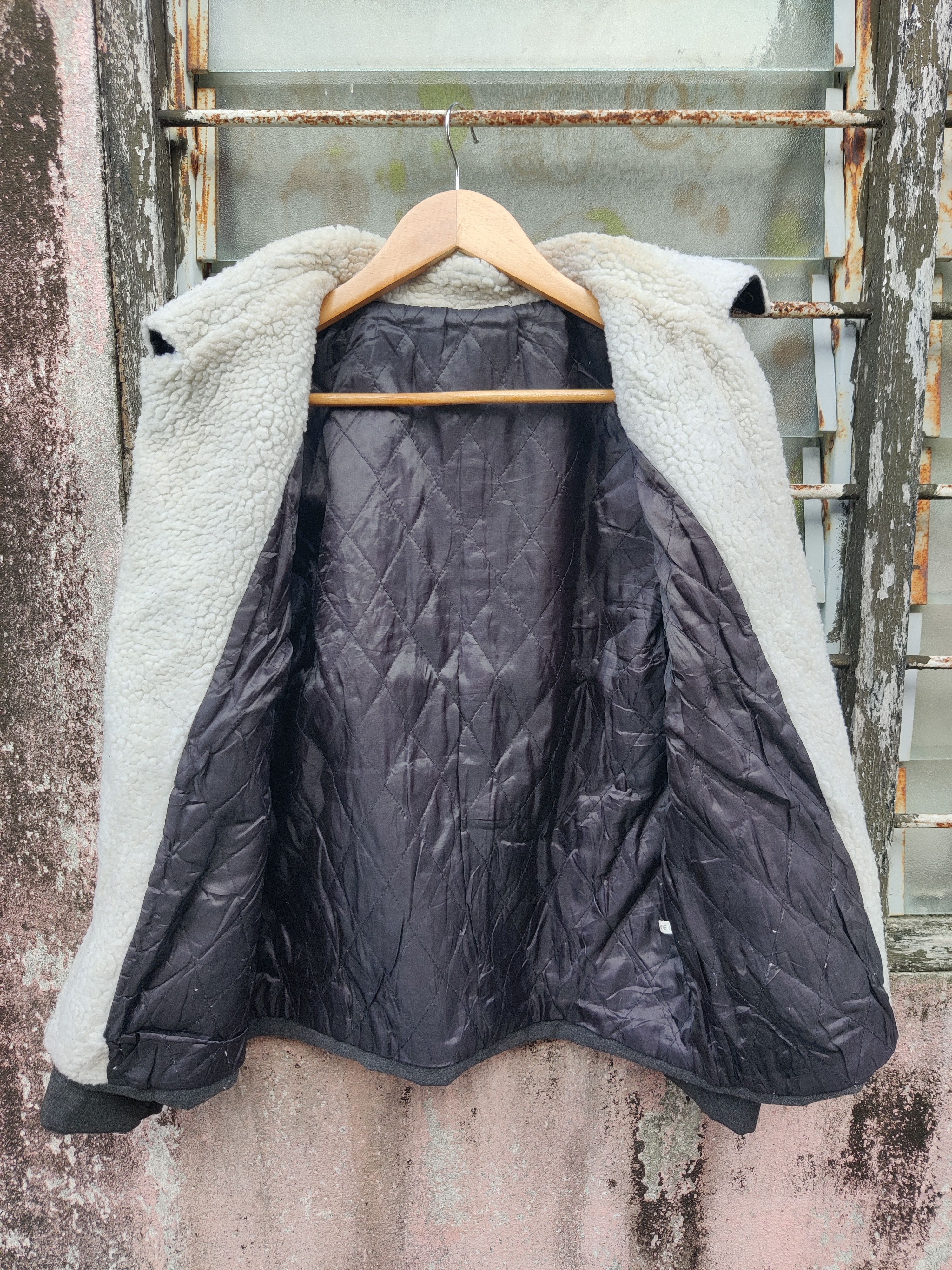 Japanese Brand Vintage Distressed Double Coller Punk Faux Fur Jacket Size US S / EU 44-46 / 1 - 9 Thumbnail