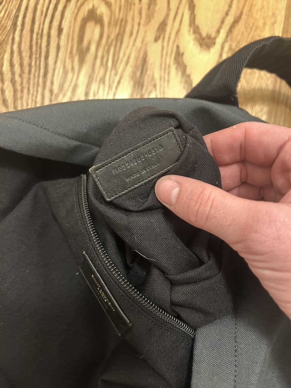 Saint Laurent Paris Saint Laurent Canvas Backpack Size ONE SIZE - 6 Thumbnail