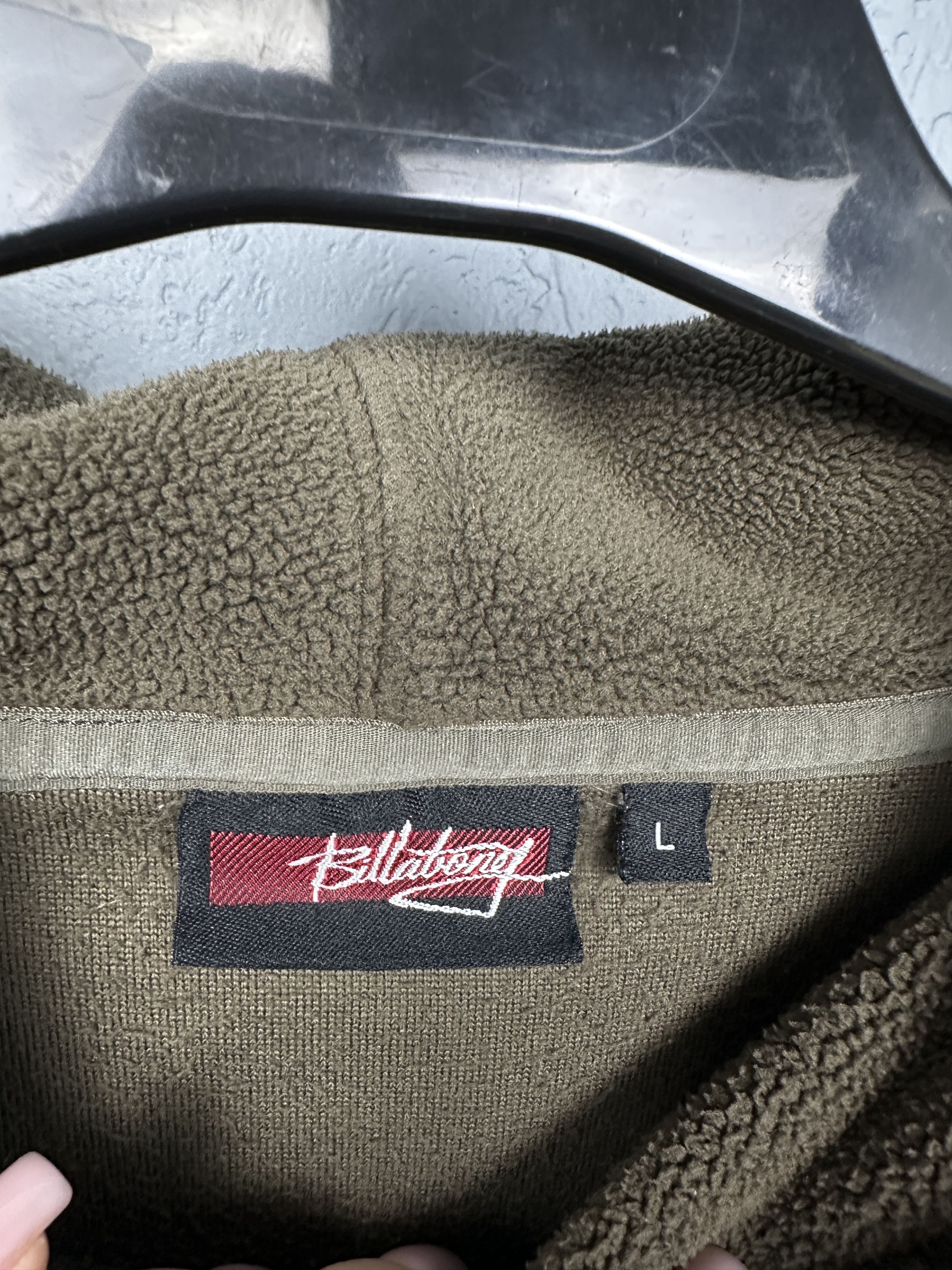 Billabong Billabong Vintage Mens Teddy Sherpa Fleece Hoodie Size US L / EU 52-54 / 3 - 3 Thumbnail