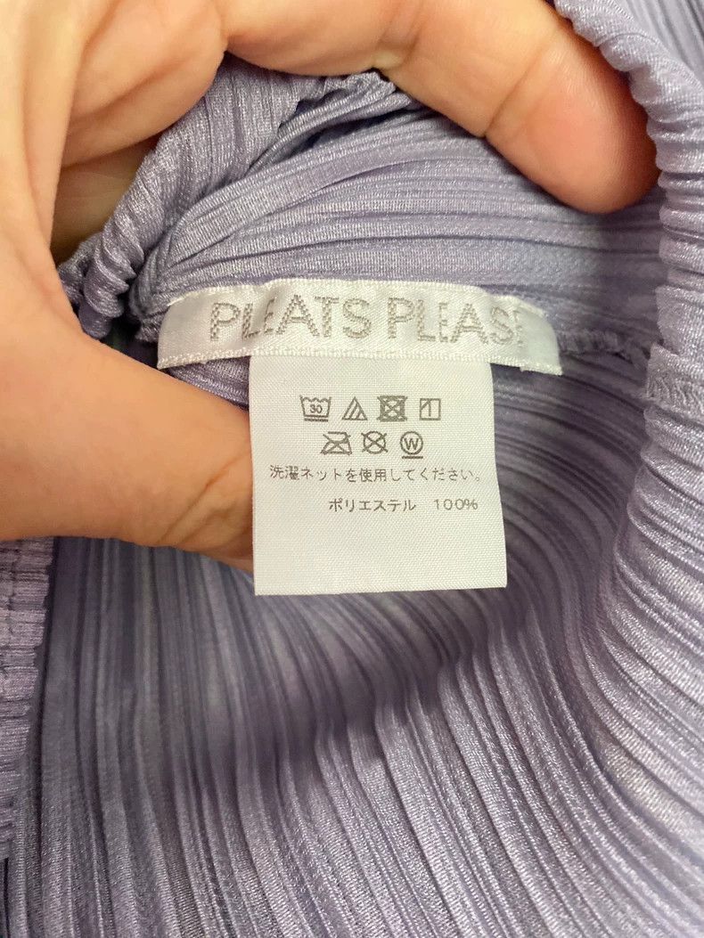 Issey Miyake Issey Miyake size:3 Purple pleated top Size XS / US 0-2 / IT 36-38 - 5 Thumbnail