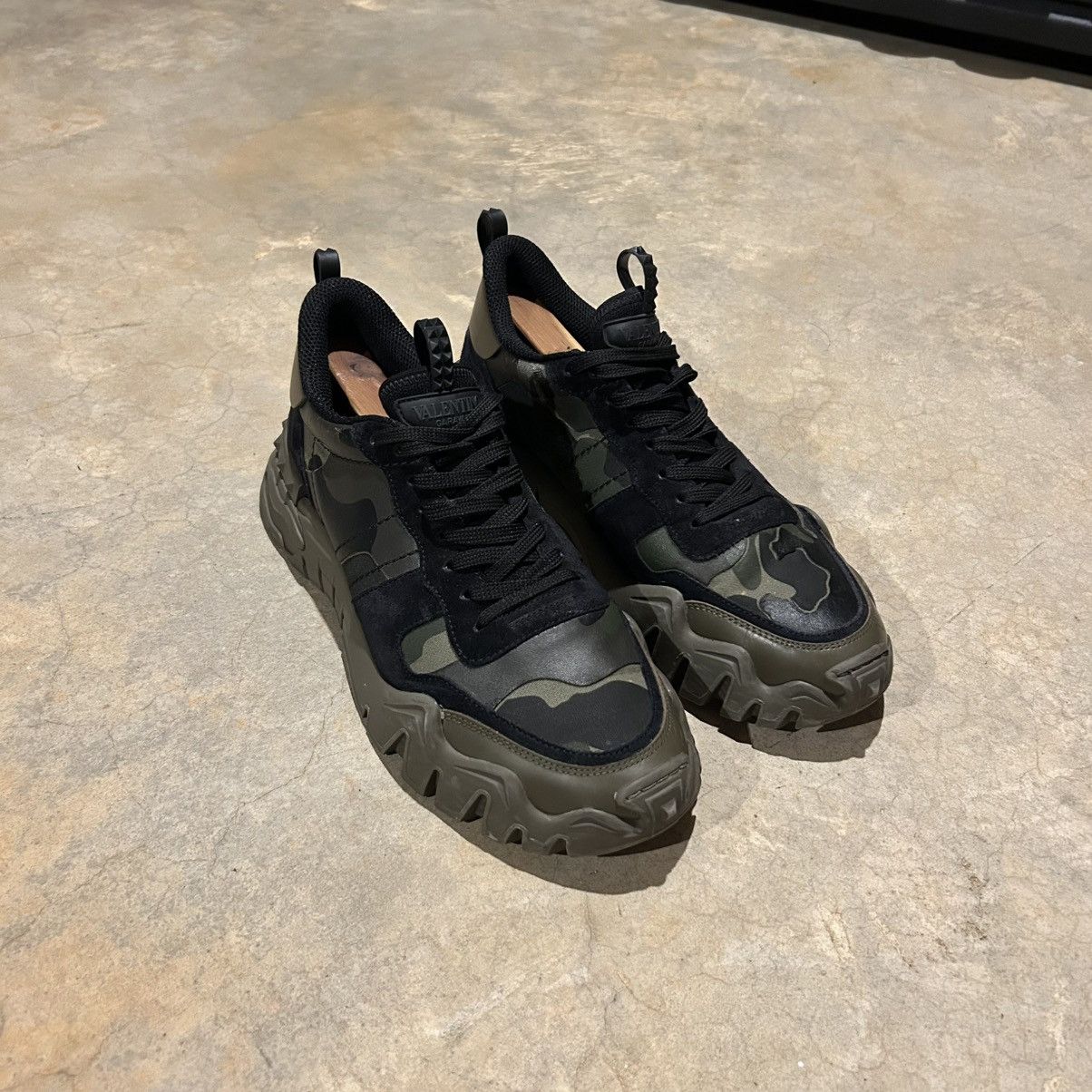 Valentino Valentino Garavani Rockrunner Plus Military Camo Shoes US 10 Size US 10 / EU 43 - 9 Thumbnail