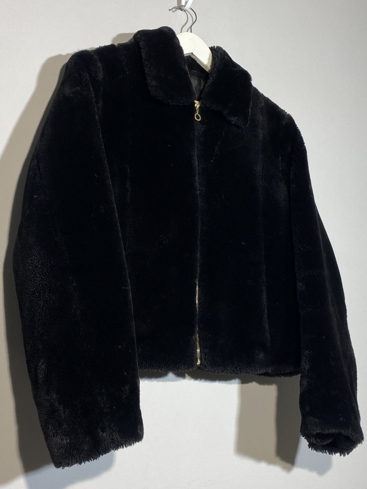 Versace Vintage Versace Jeans Couture Rare Y2K Fur Collar Jacket Size L / US 10 / IT 46 - 5 Thumbnail