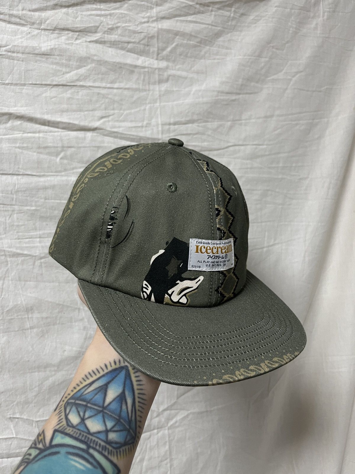 Billionaire Boys Club × Icecream Billionaire Boys Club BBC Ice Cream Green Paisley Snapback F Size ONE SIZE - 1 Thumbnail