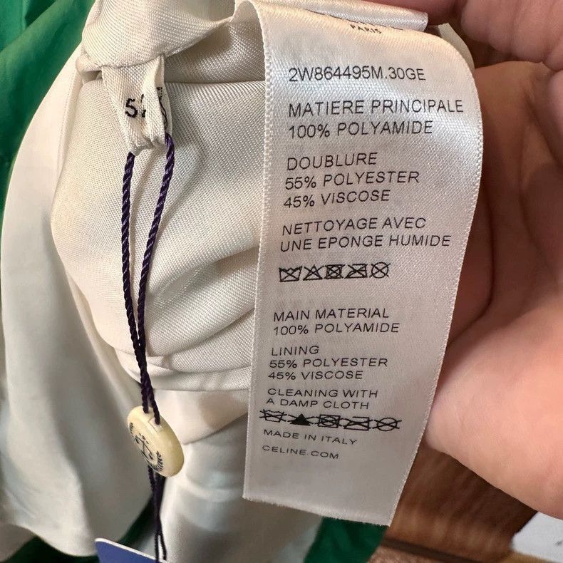 Celine Celine Green Logo Baseball Jacket Size US L / EU 52-54 / 3 - 5 Thumbnail