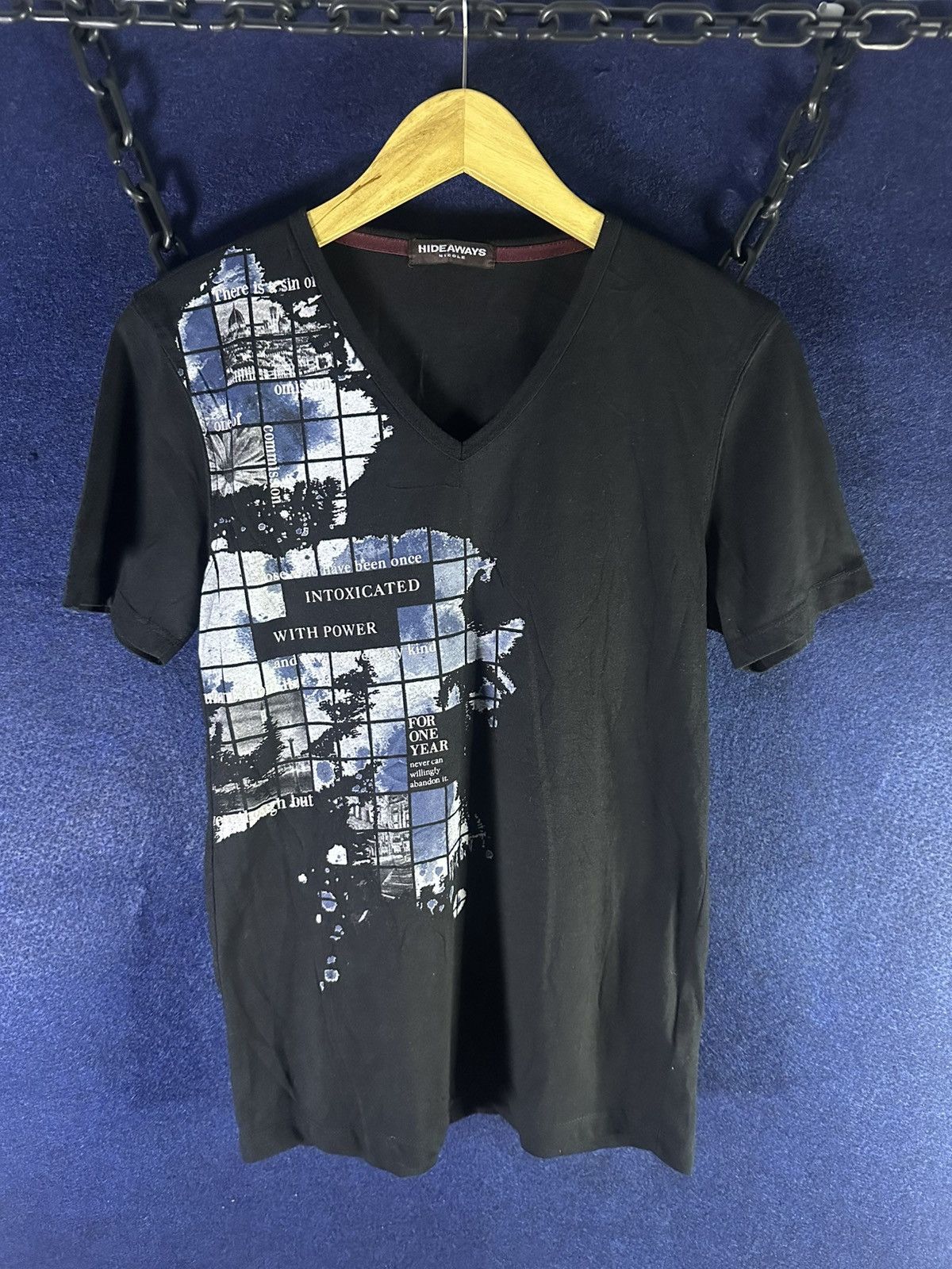 Japanese Brand Hideaways Japan vkei Poem Hysteric Glamour Style Tshirt Size US S / EU 44-46 / 1 - 1 Thumbnail