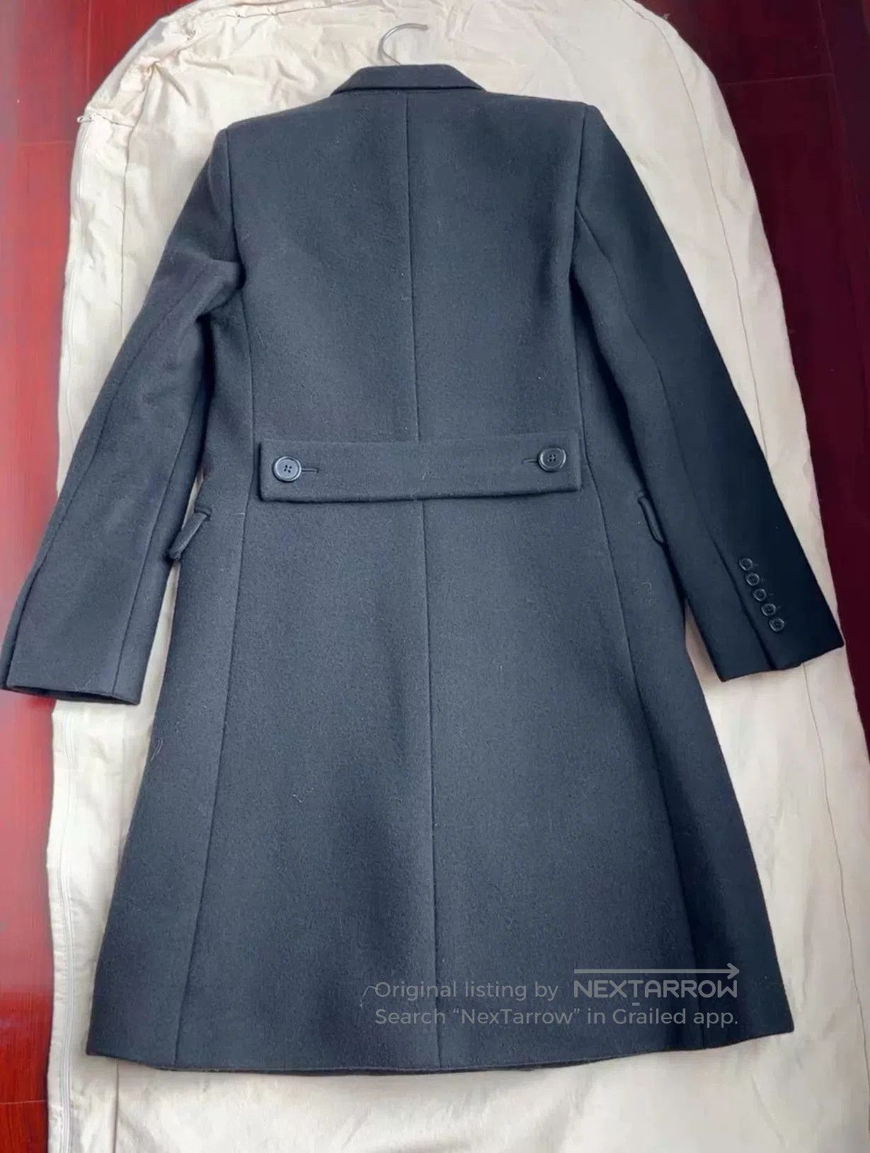 Saint Laurent Paris SAINT LAURENT Black Wool Slim Coat Size 36. Size US M / EU 48-50 / 2 - 2 Thumbnail