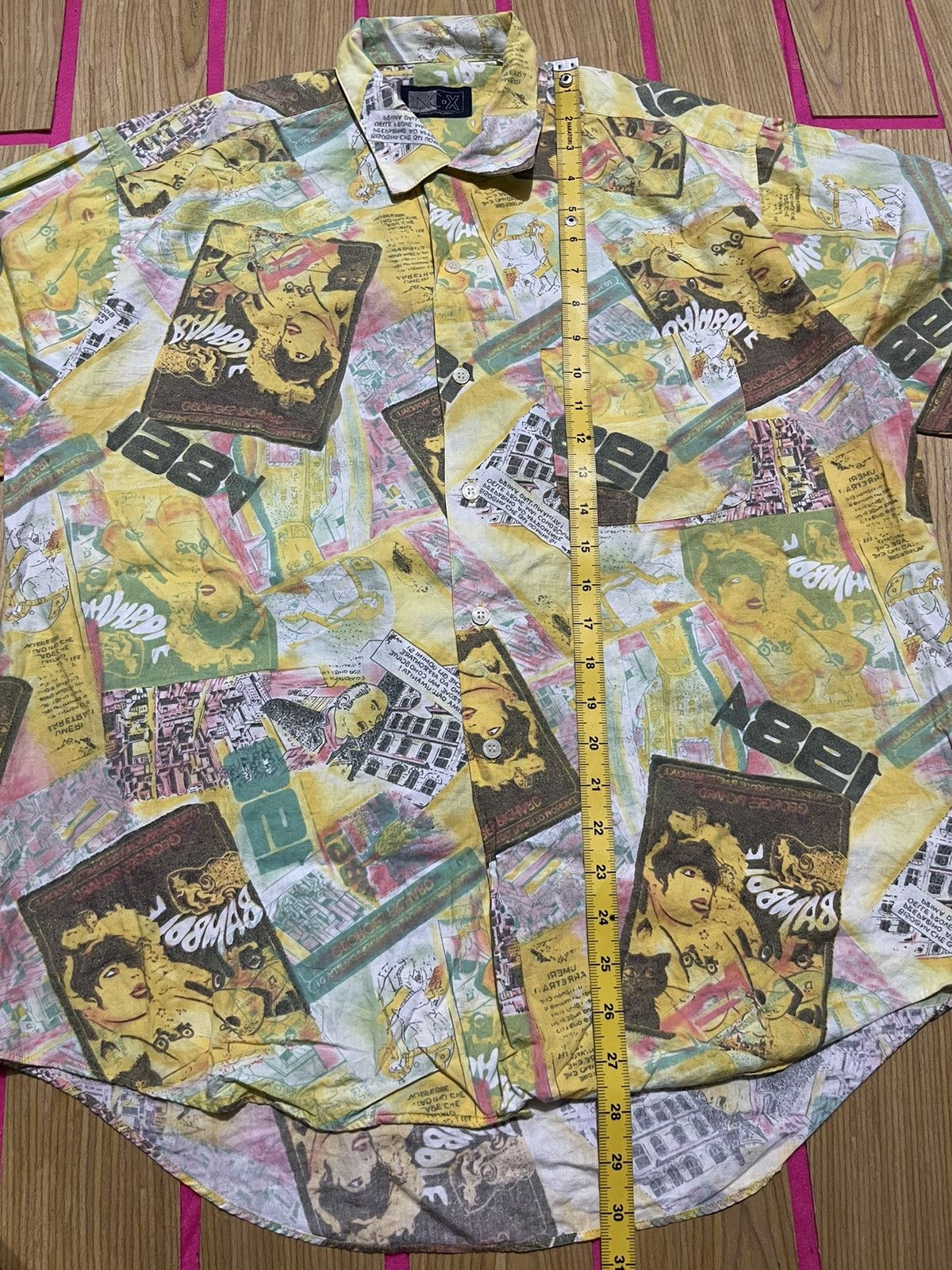 Hysteric Glamour Y2K INC-X short-sleeved shirt with full images of rare Size US L / EU 52-54 / 3 - 8 Thumbnail