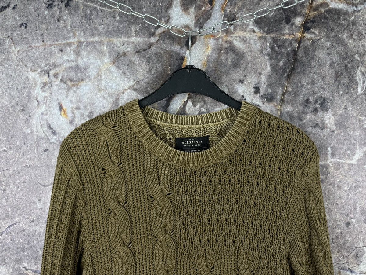 Allsaints Allsaints Spitalfields Whitby Crewneck Sweater Knit Cotton Size US XL / EU 56 / 4 - 2 Thumbnail