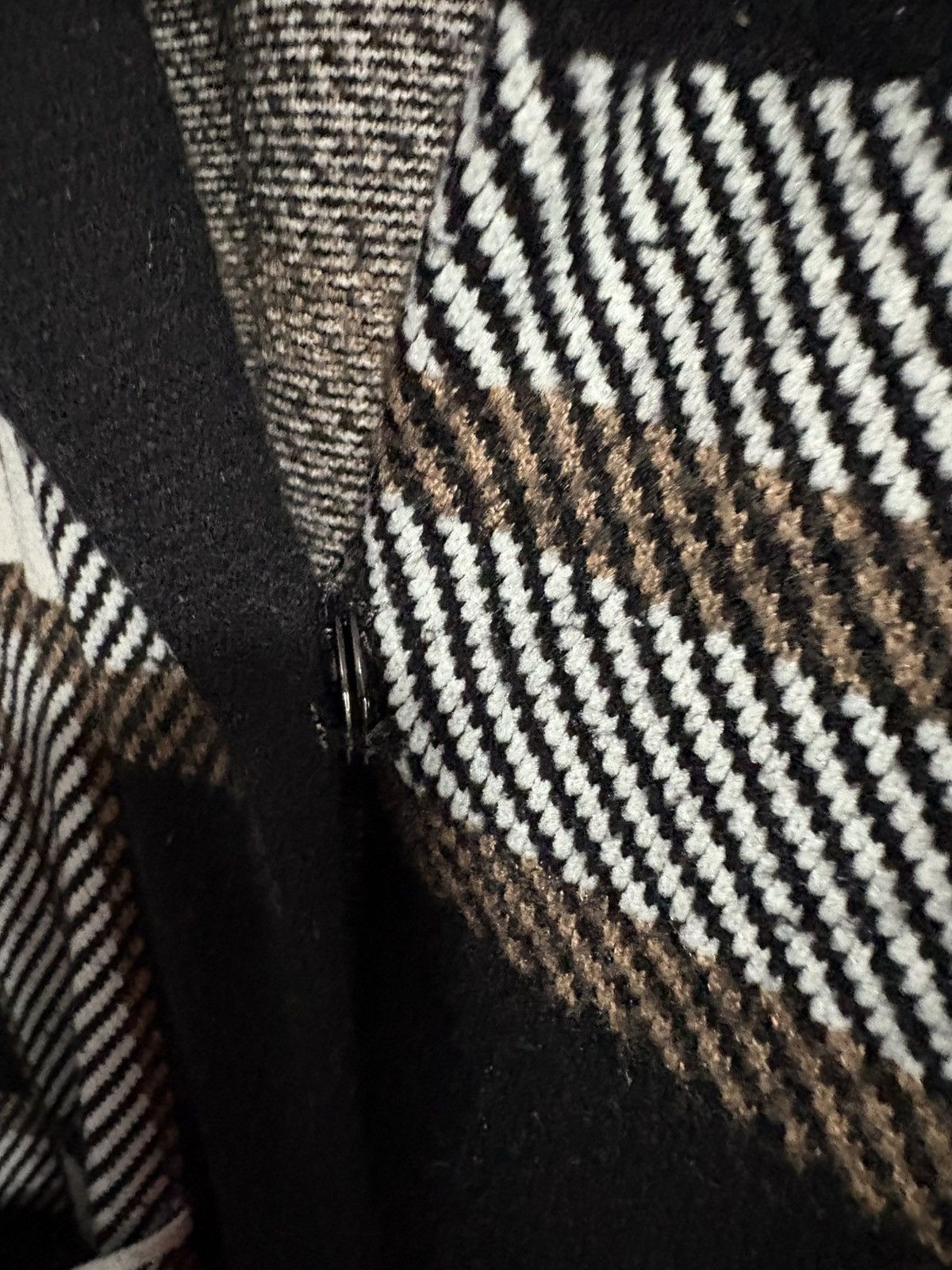 Other Plaid Long Line Knit sweater Coat Cardigan Duster Jacket Size XXL / US 16-18 / IT 52-54 - 4 Thumbnail