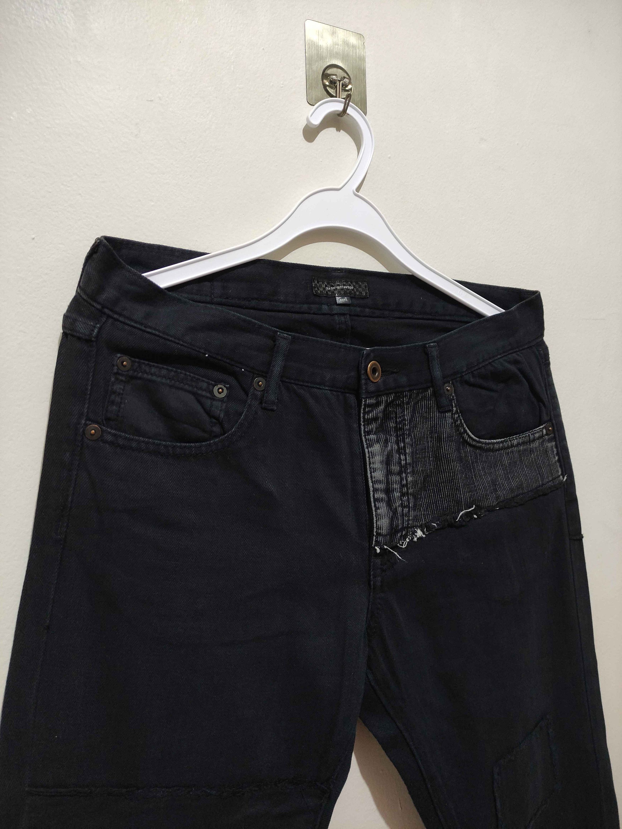 NANO universe Nano Universe Japanese Boro Patchwork Wash Distressed Denim Size US 31 - 10 Thumbnail