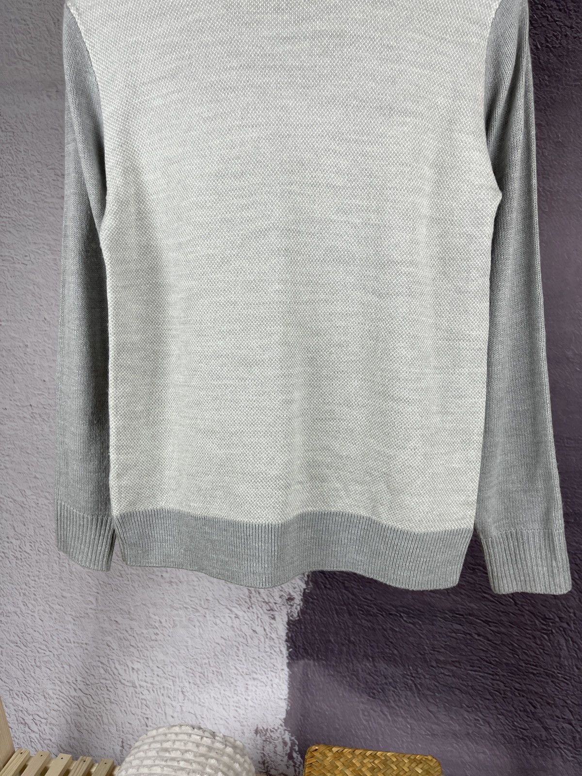 GU GU high neck double colour grey sweater Size US M / EU 48-50 / 2 - 6 Thumbnail