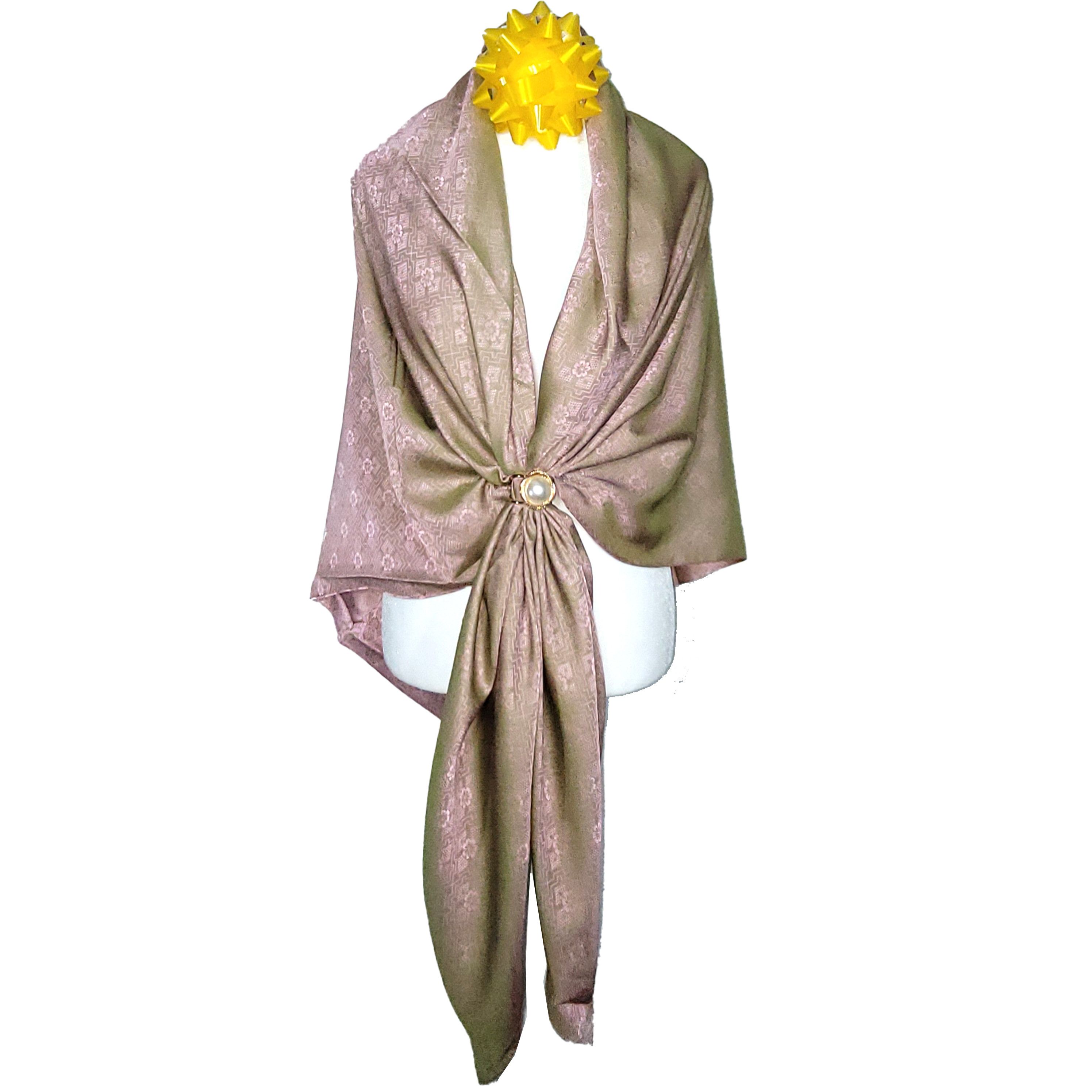 Other NWT Double-Sided Silk Scarf 52"x52" Large Square Wrap 3017 Size ONE SIZE - 8 Thumbnail