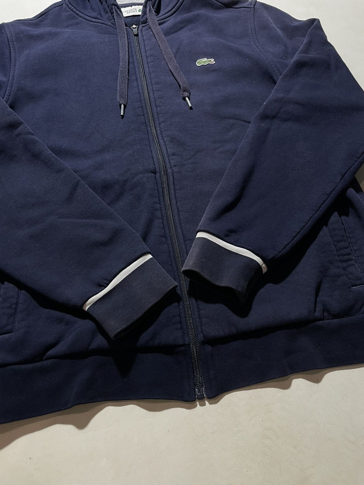 Lacoste Lacoste Sport Bog Logo Zip Hoodie Size US L / EU 52-54 / 3 - 8 Thumbnail
