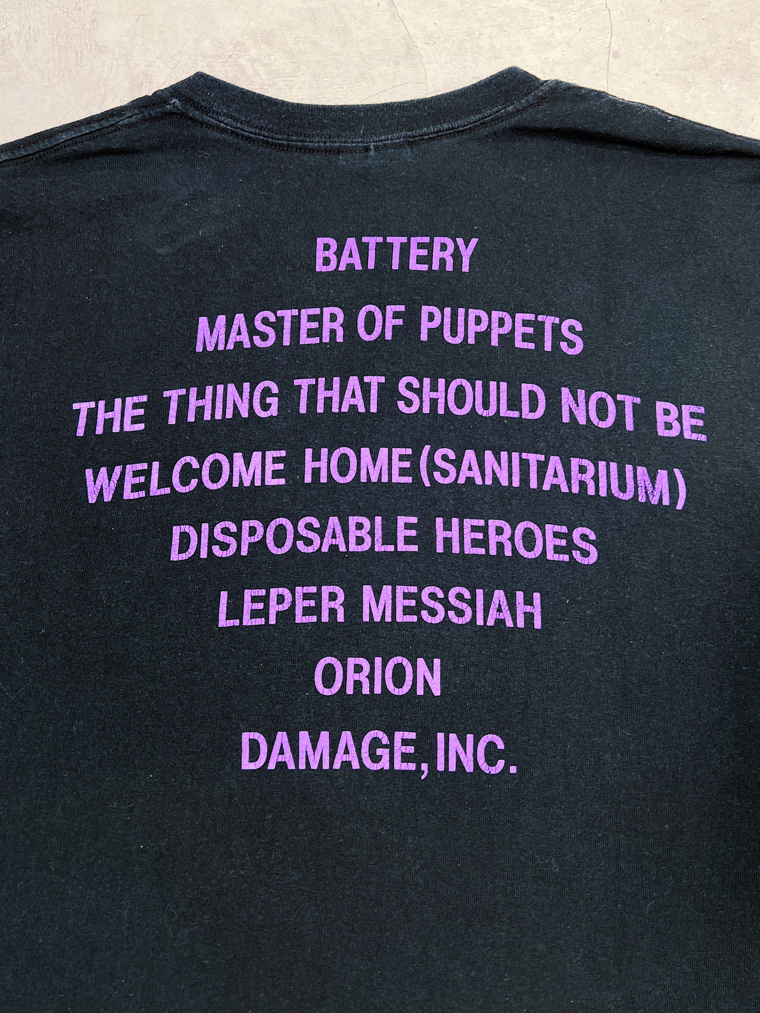 Band Tees × Gildan × Metallica 2007 Metallica T-Shirt Master of Puppets by Gildan Size US M / EU 48-50 / 2 - 13 Thumbnail