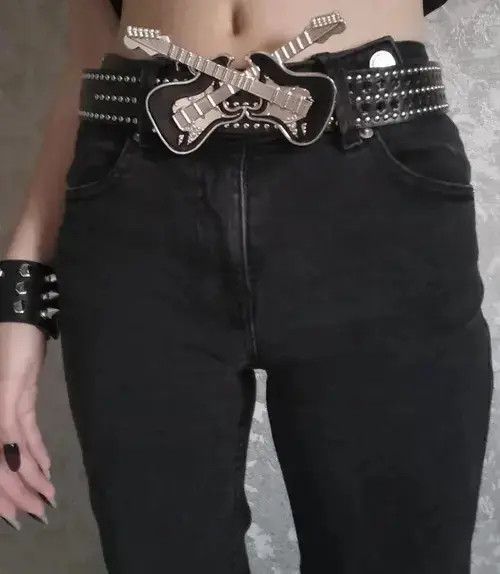 Designer × Japanese Brand Punk Belts Rivet Size ONE SIZE - 2 Thumbnail