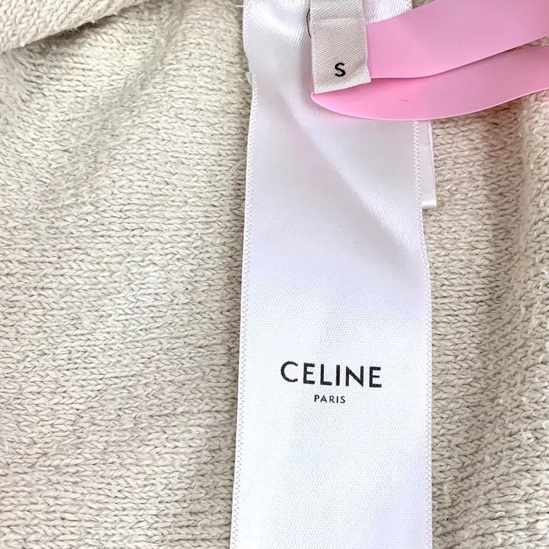 Celine Celine Beige Cotton Knit Long Sleeve Sweater Size S / US 4 / IT 40 - 6 Thumbnail