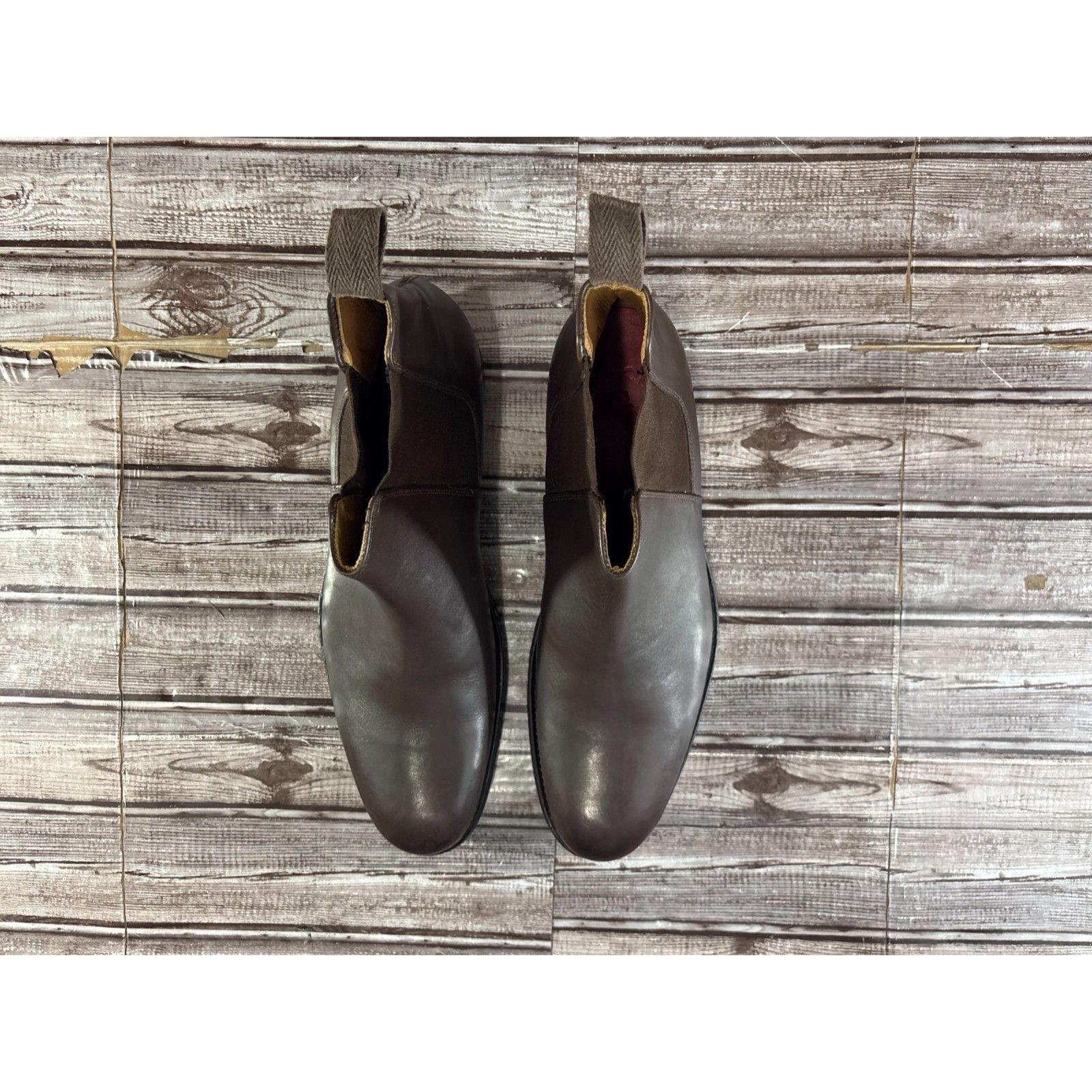 Grenson Grenson Declan leather Chelsea Boots Sz 10 F US 11 color dar Size US 11 / EU 44 - 4 Thumbnail