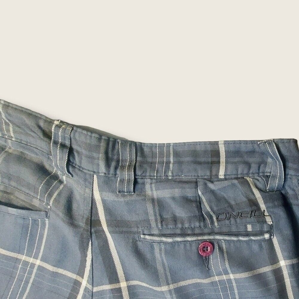 O'Neill O'Neill | Men's Plaid Blue Shorts | Size 34 | NEW | NWOT | Size US 34 / EU 50 - 4 Thumbnail