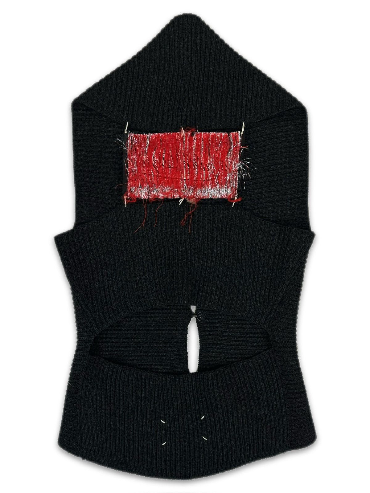 Maison Margiela AW04 Maison Margiela Lurex Knit ‘Big Tag’ Cut Out Top Size M / US 6-8 / IT 42-44 - 1 Thumbnail