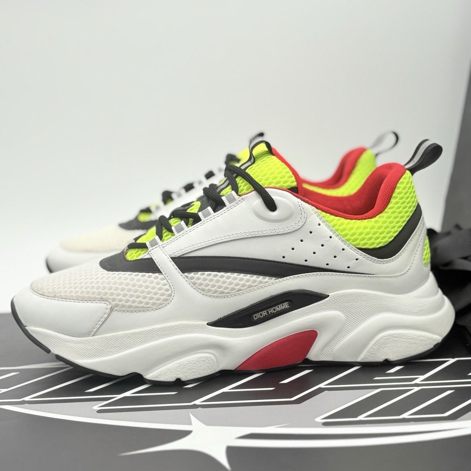 Dior Dior B22 Sneaker ' Yellow Red White ' | ONLY WORN 3x ! Size US 11 / EU 44 - 1 Thumbnail