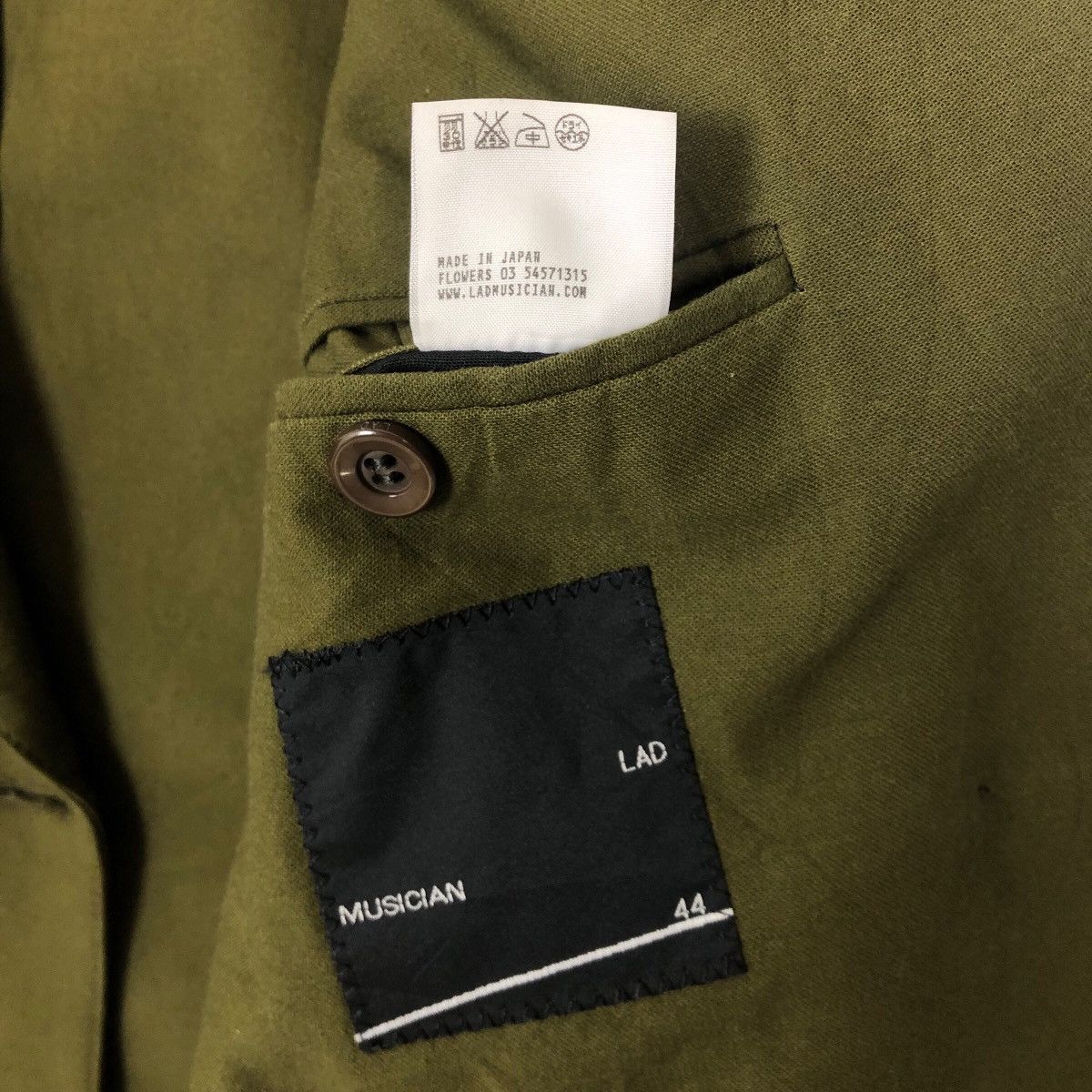 Japanese Brand × Lad Musician × Vintage Vintage Lad Musician Double Breasted Wide Lapel Light Jacket Size M / US 6-8 / IT 42-44 - 9 Thumbnail